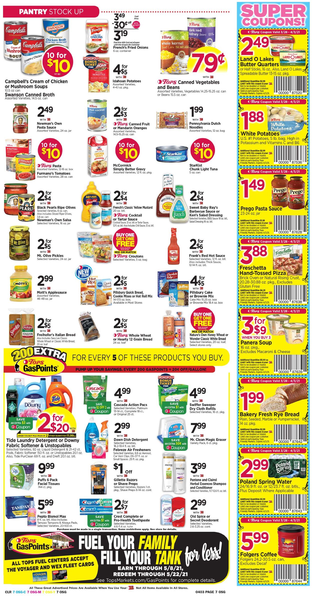 Tops Friendly Markets - Easter 2021 Weekly Ad Circular - valid 03/28-04/03/2021 (Page 7)