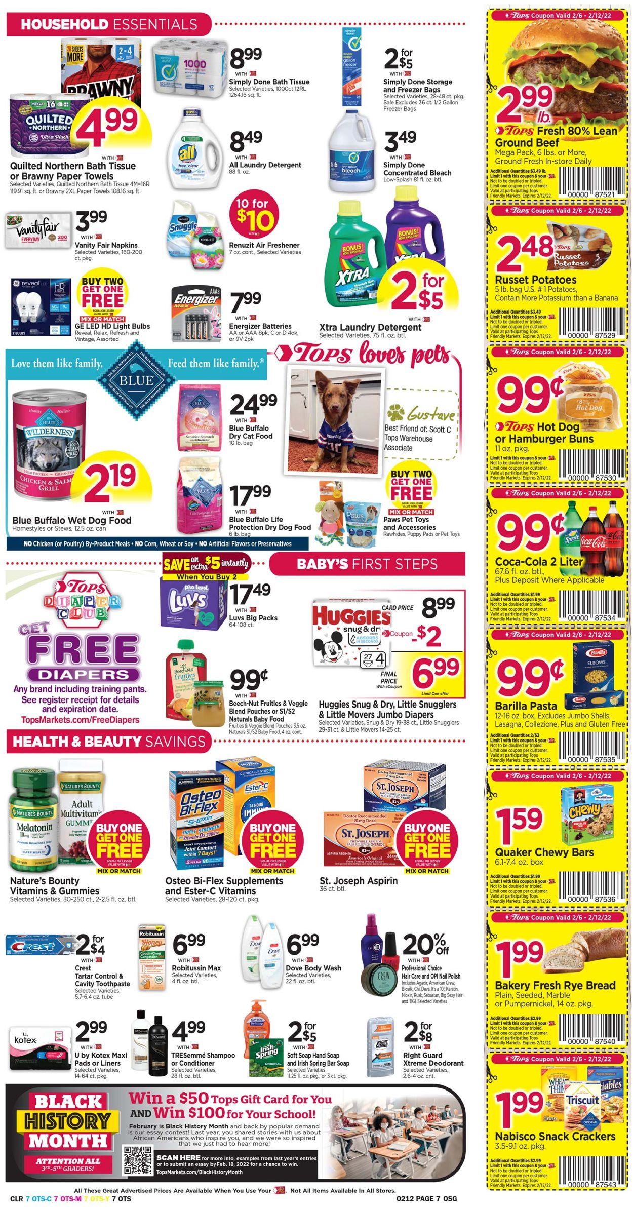 Tops Friendly Markets Weekly Ad Circular - valid 02/06-02/12/2022 (Page 7)