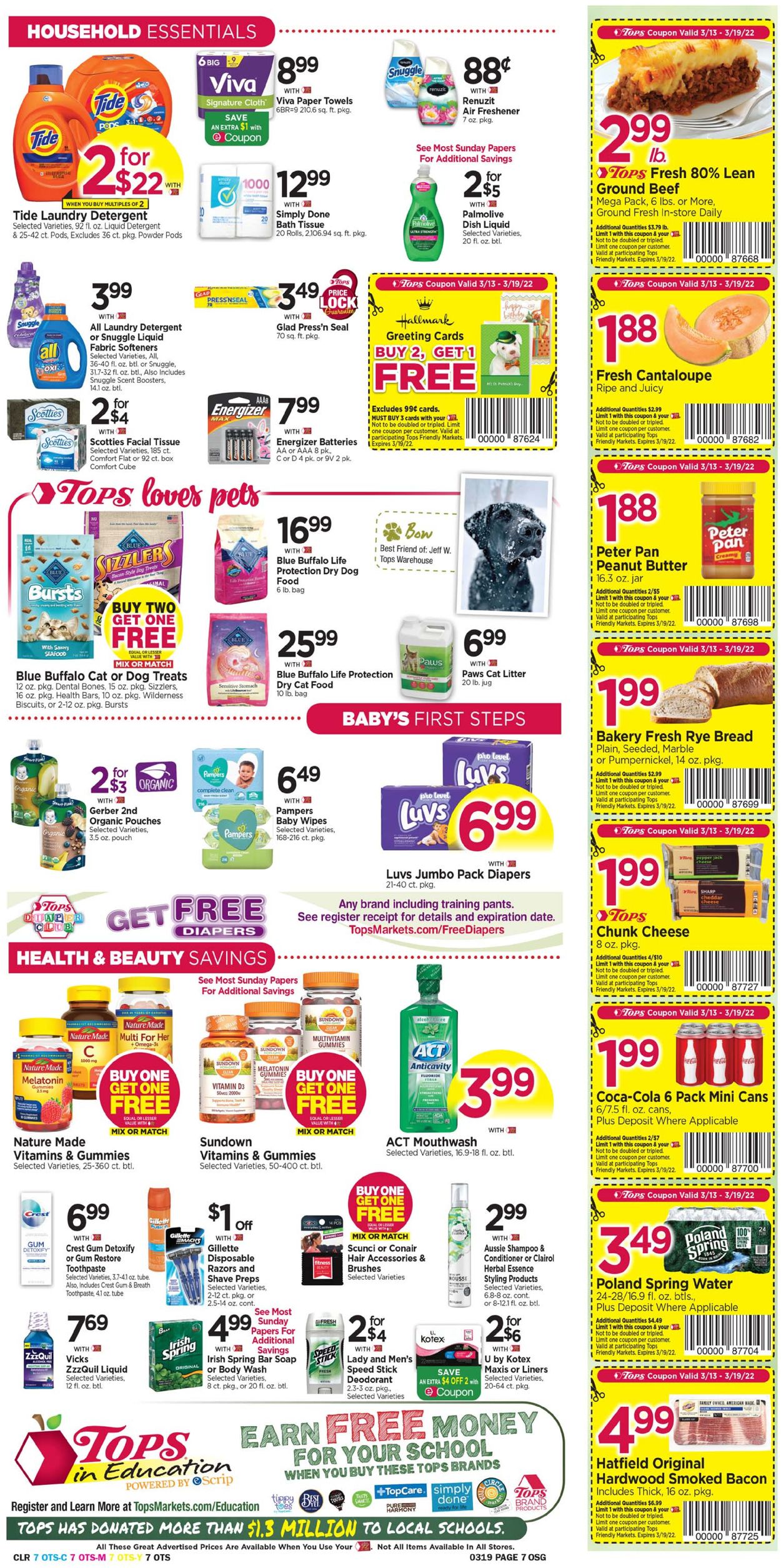Tops Friendly Markets Weekly Ad Circular - valid 03/13-03/19/2022 (Page 7)