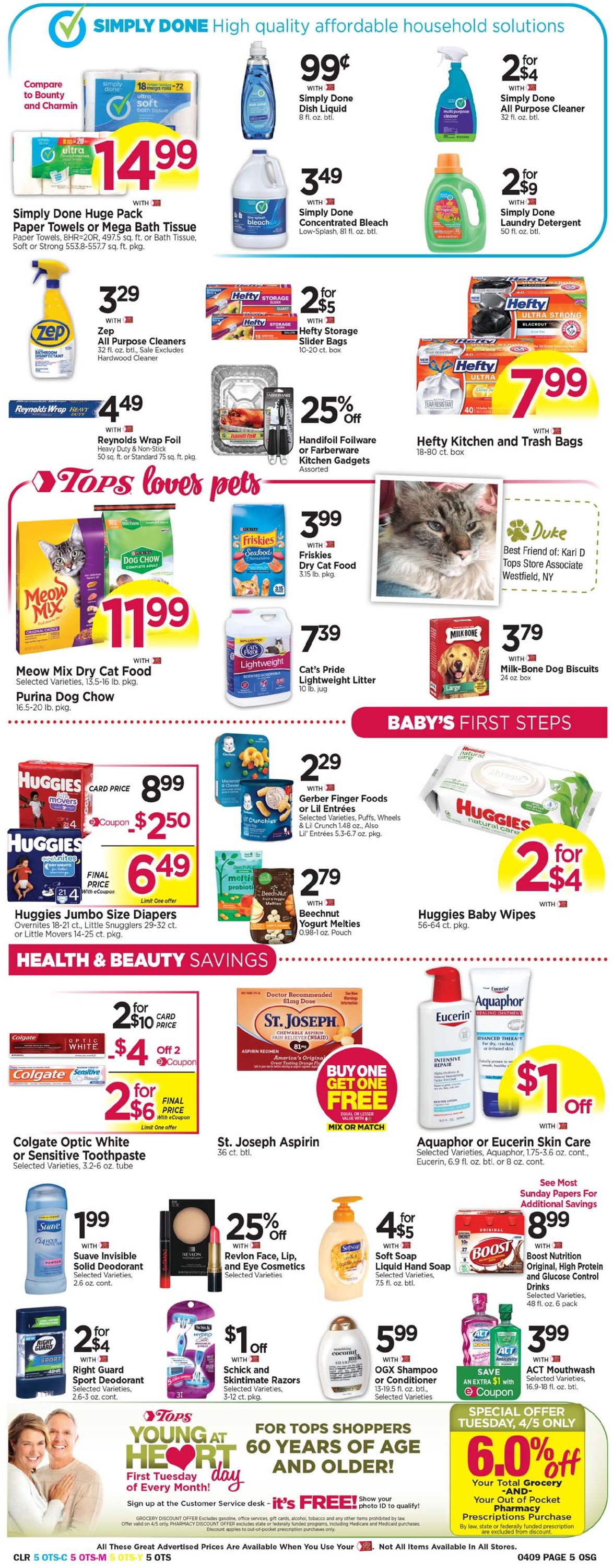 Tops Friendly Markets EASTER 2022 Weekly Ad Circular - valid 04/03-04/09/2022 (Page 5)