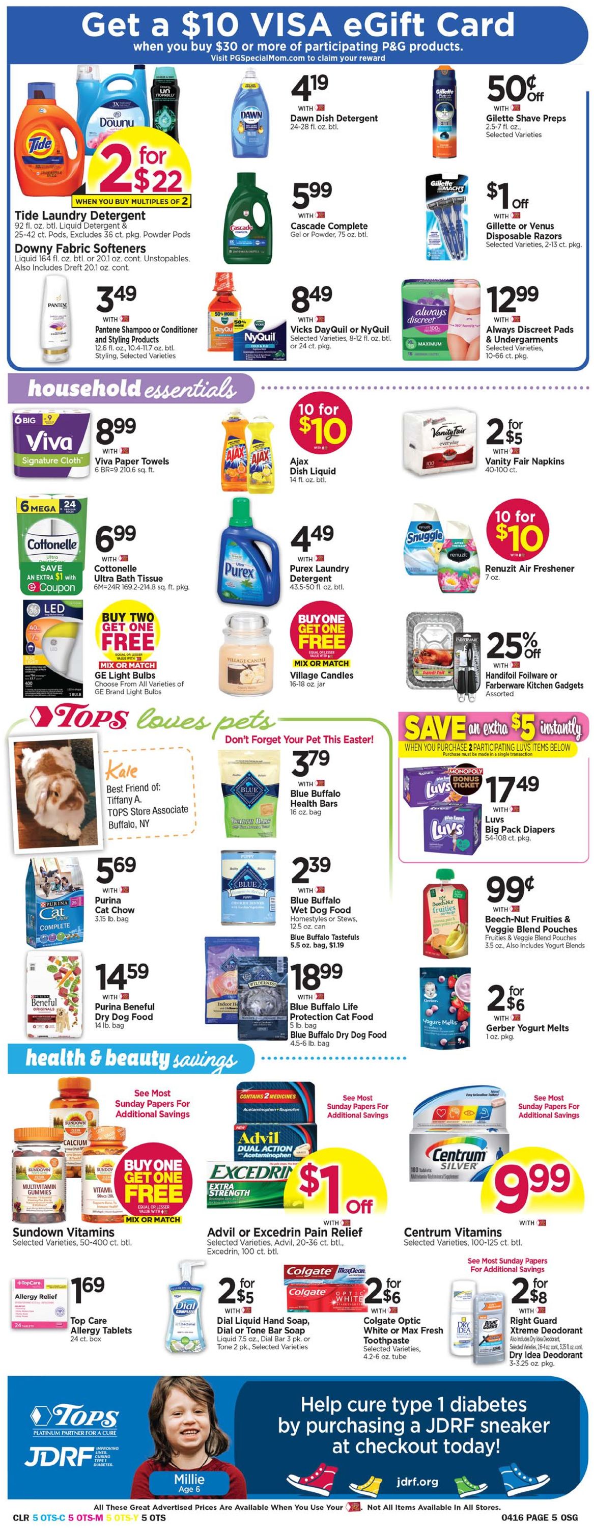 Tops Friendly Markets EASTER 2022 Weekly Ad Circular - valid 04/10-04/16/2022 (Page 5)