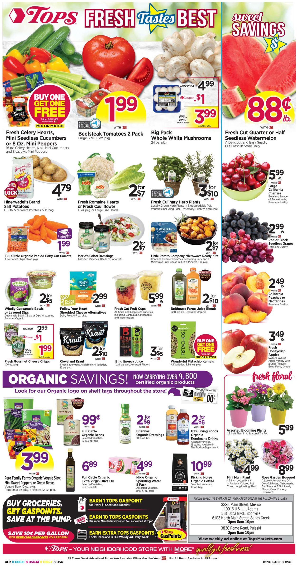 Tops Friendly Markets Weekly Ad Circular - valid 05/22-05/28/2022 (Page 8)