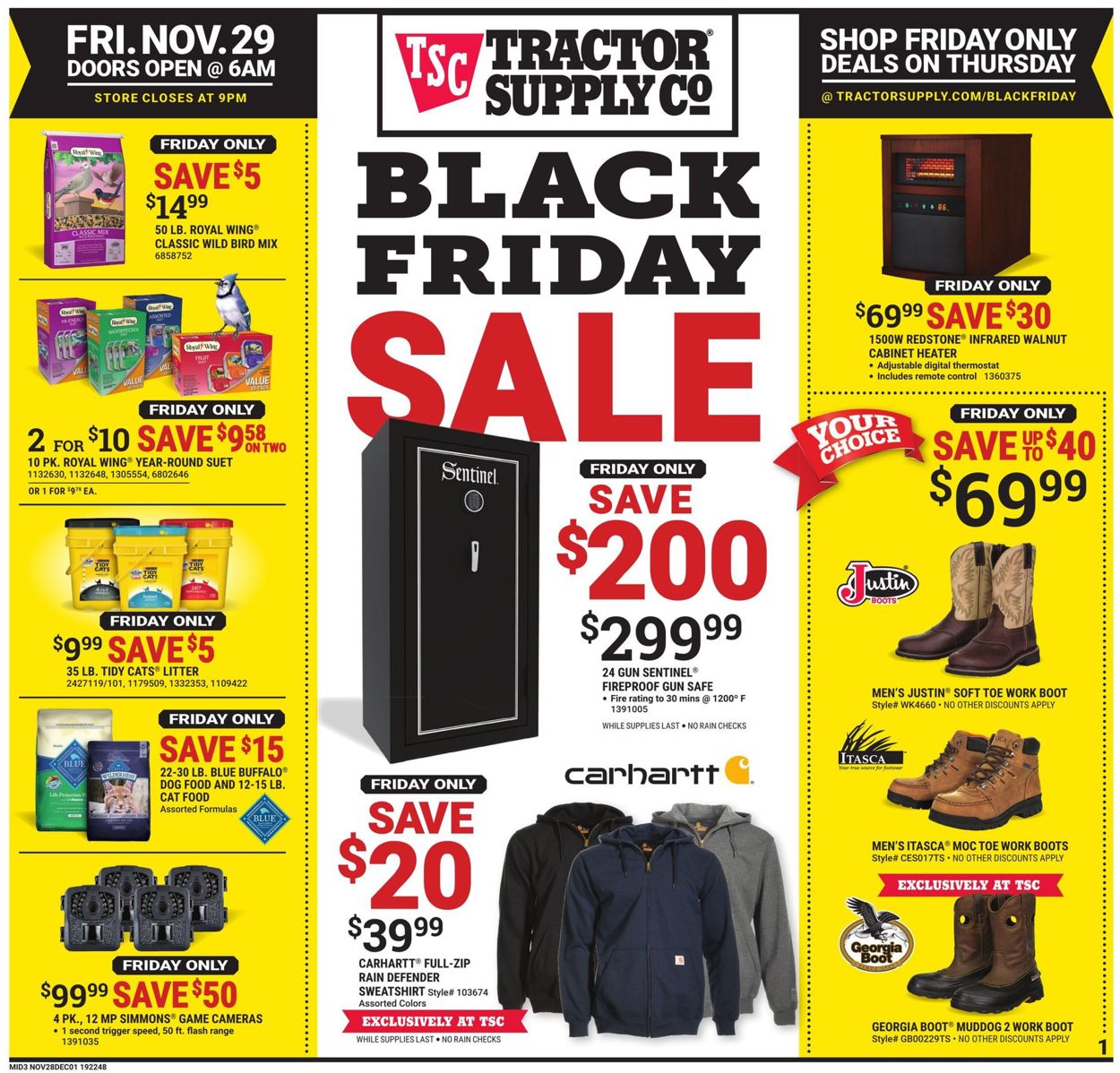 Tractor Supply - Black Friday Sale Ad 2019 Weekly Ad Circular - valid 11/28...