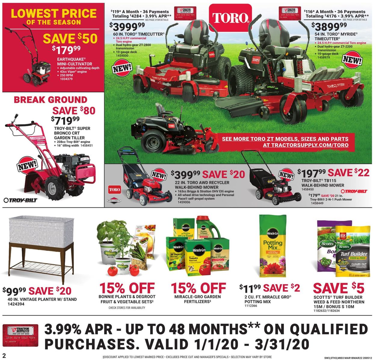 Tractor Supply Weekly Ad Circular - valid 03/18-03/22/2020 (Page 2)