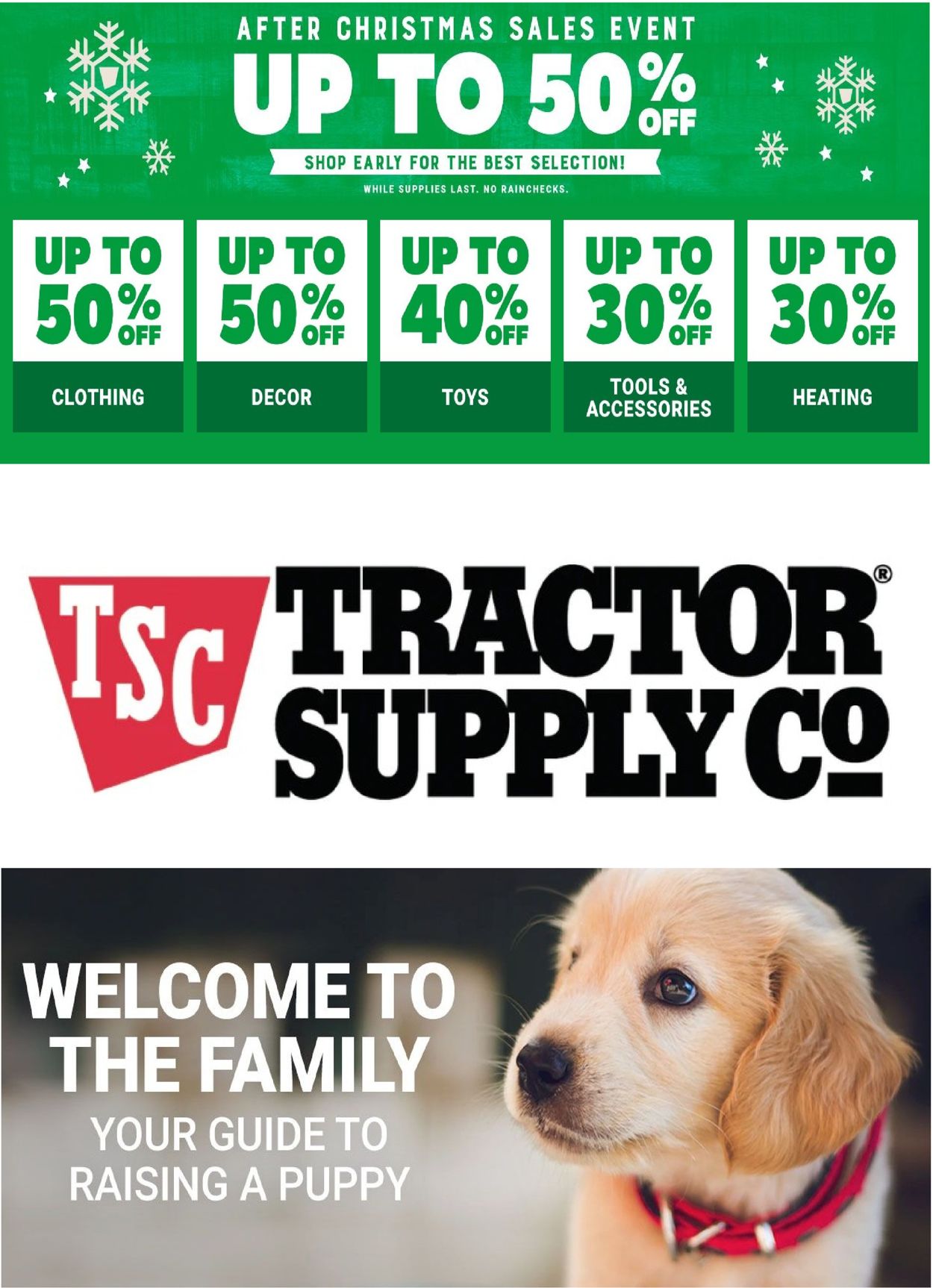 Tractor Supply Weekly Ad Circular - valid 12/29-01/04/2021