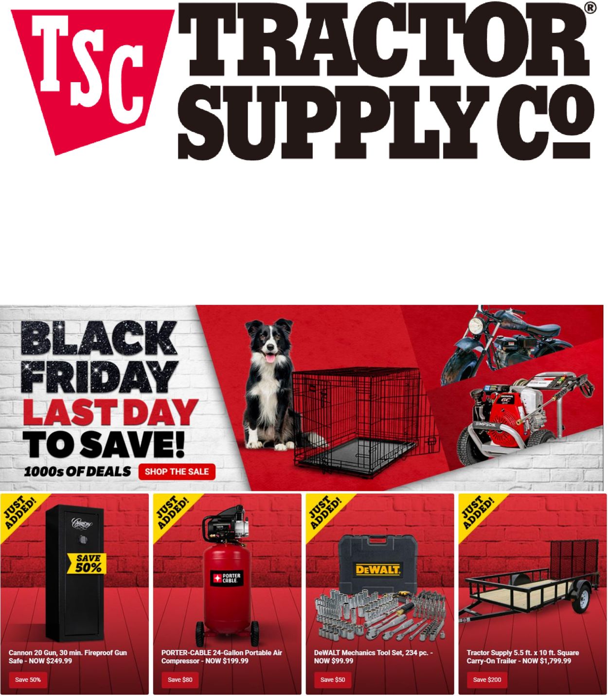 Tractor Supply CYBER MONDAY 2021 Weekly Ad Circular - valid 11/28-11/29/2021
