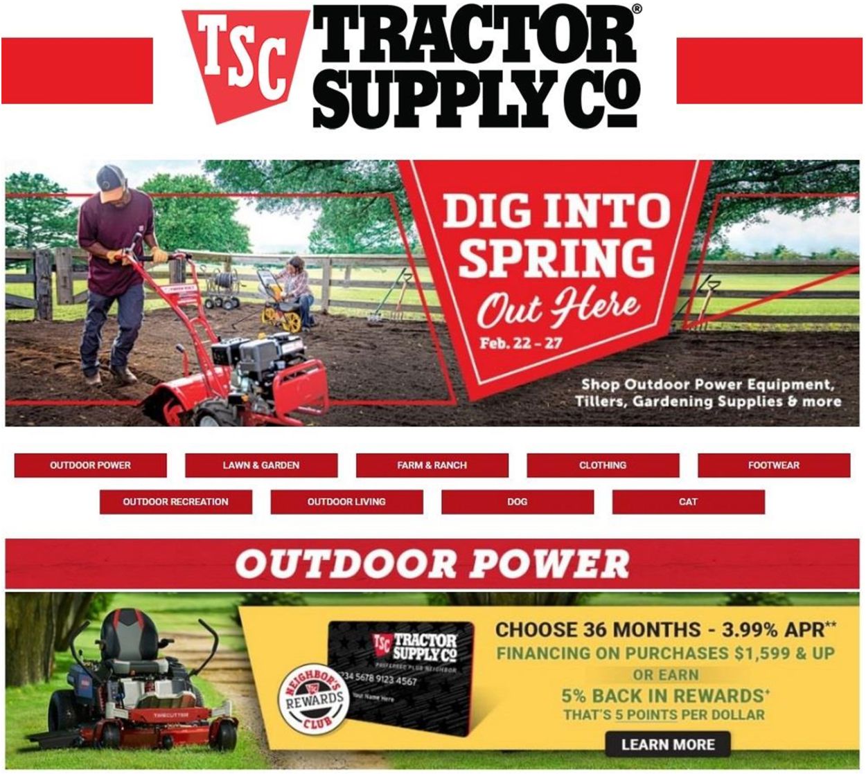 Tractor Supply Weekly Ad Circular - valid 02/22-02/27/2022