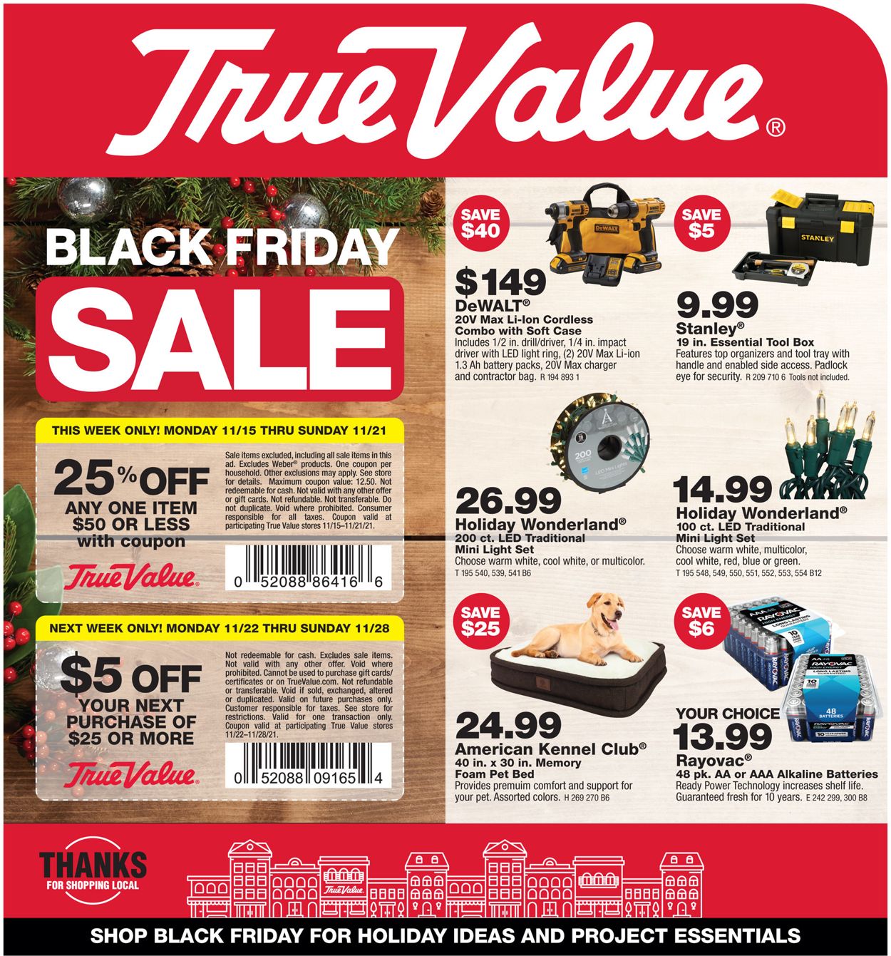 True Value Hardware BLACK FRIDAY 2021 Weekly Ad Circular - valid 11/15-11/28/2021