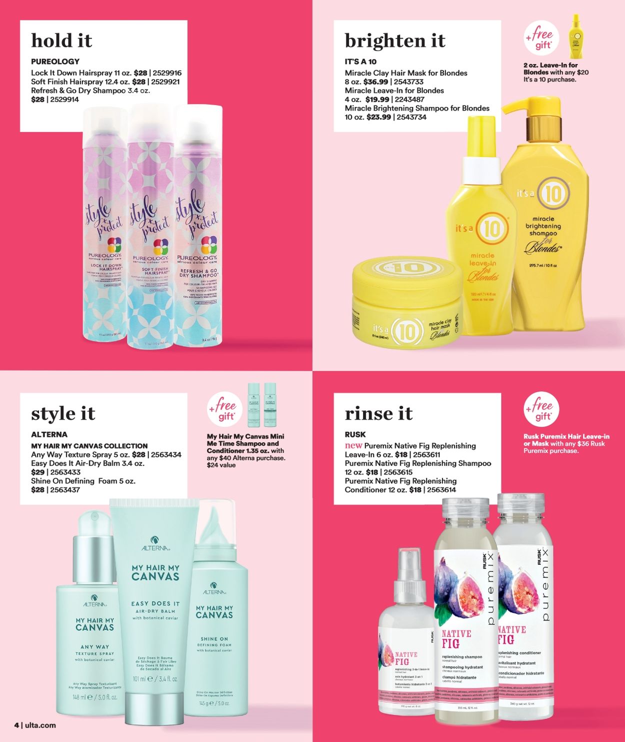 Ulta Beauty Weekly Ad Circular - valid 06/20-06/27/2020 (Page 4)