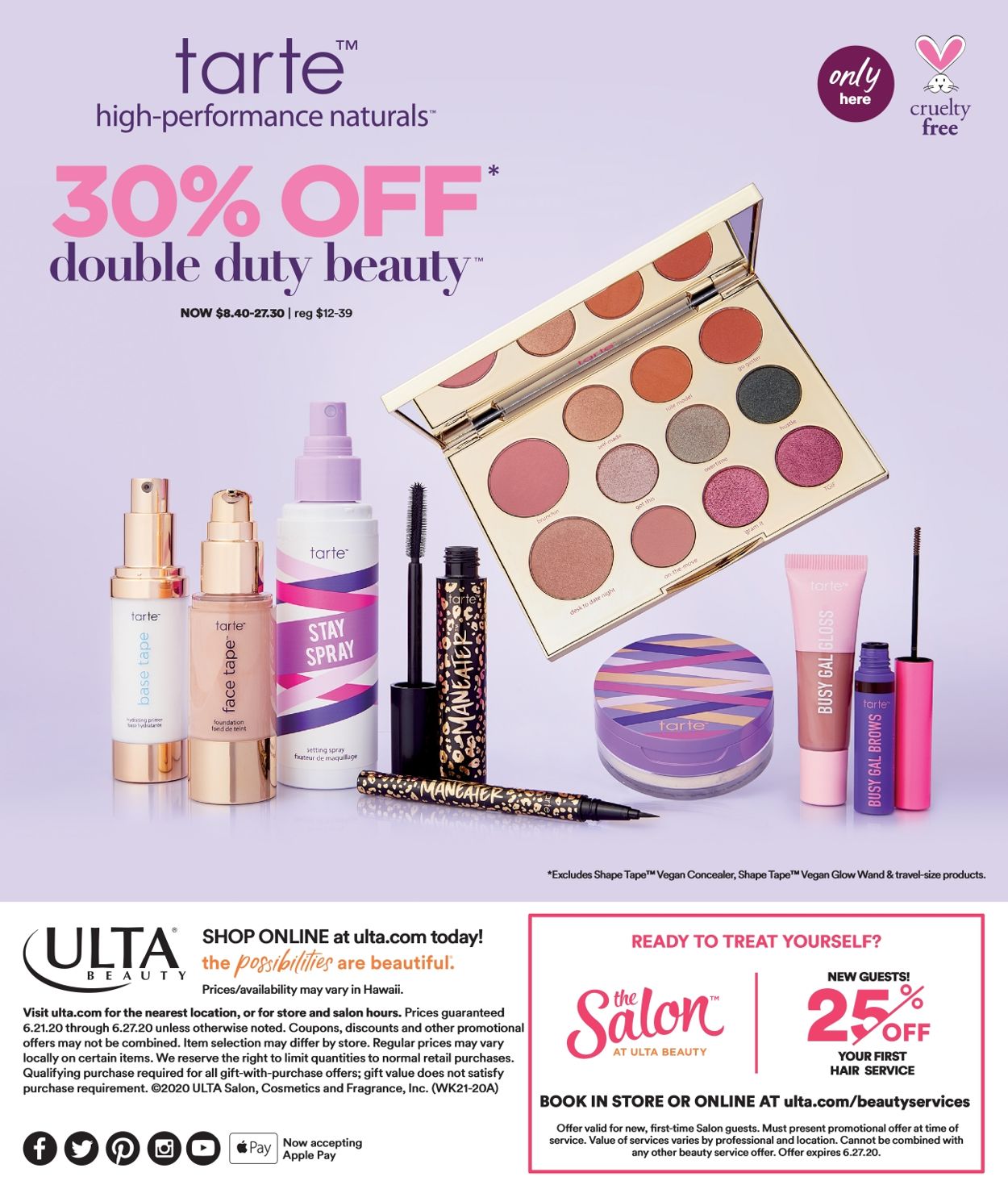 Ulta Beauty Ad Circular 06/20 06/27/2020 (Page 8) Rabato