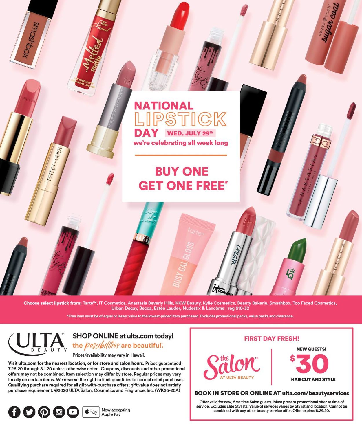 Ulta Beauty Weekly Ad Circular - valid 07/26-08/01/2020 (Page 8)