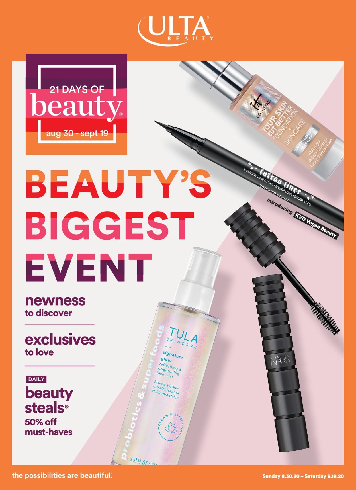 Ulta Beauty Weekly Ad Circular - valid 08/30-09/19/2020