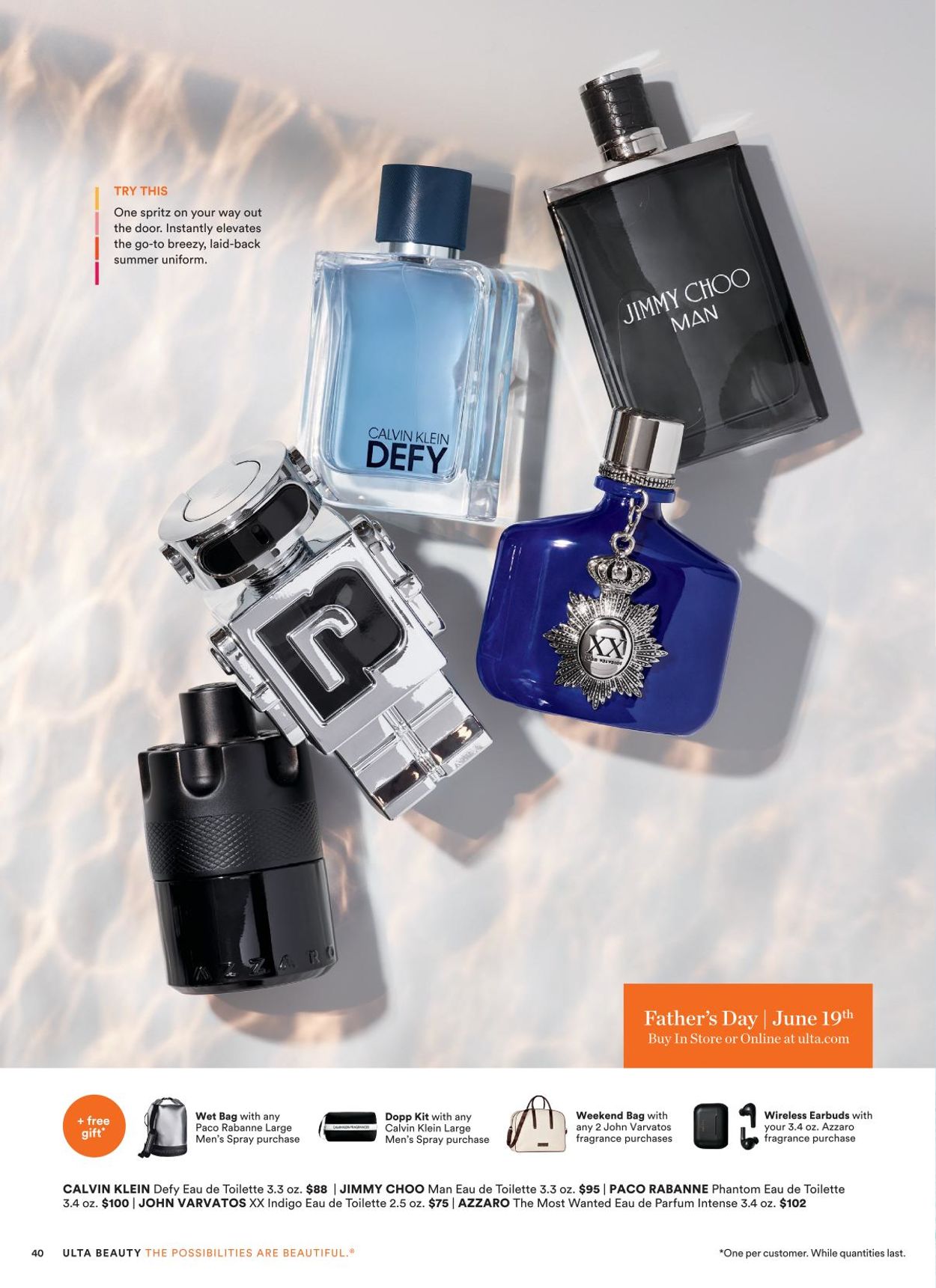 Ulta Beauty Weekly Ad Circular - valid 05/29-06/18/2022 (Page 40)
