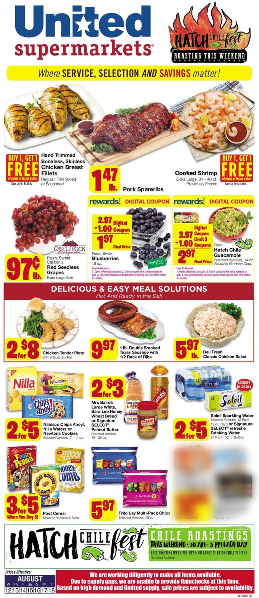 United Supermarkets Weekly Ad Circular - valid 08/12-08/18/2020