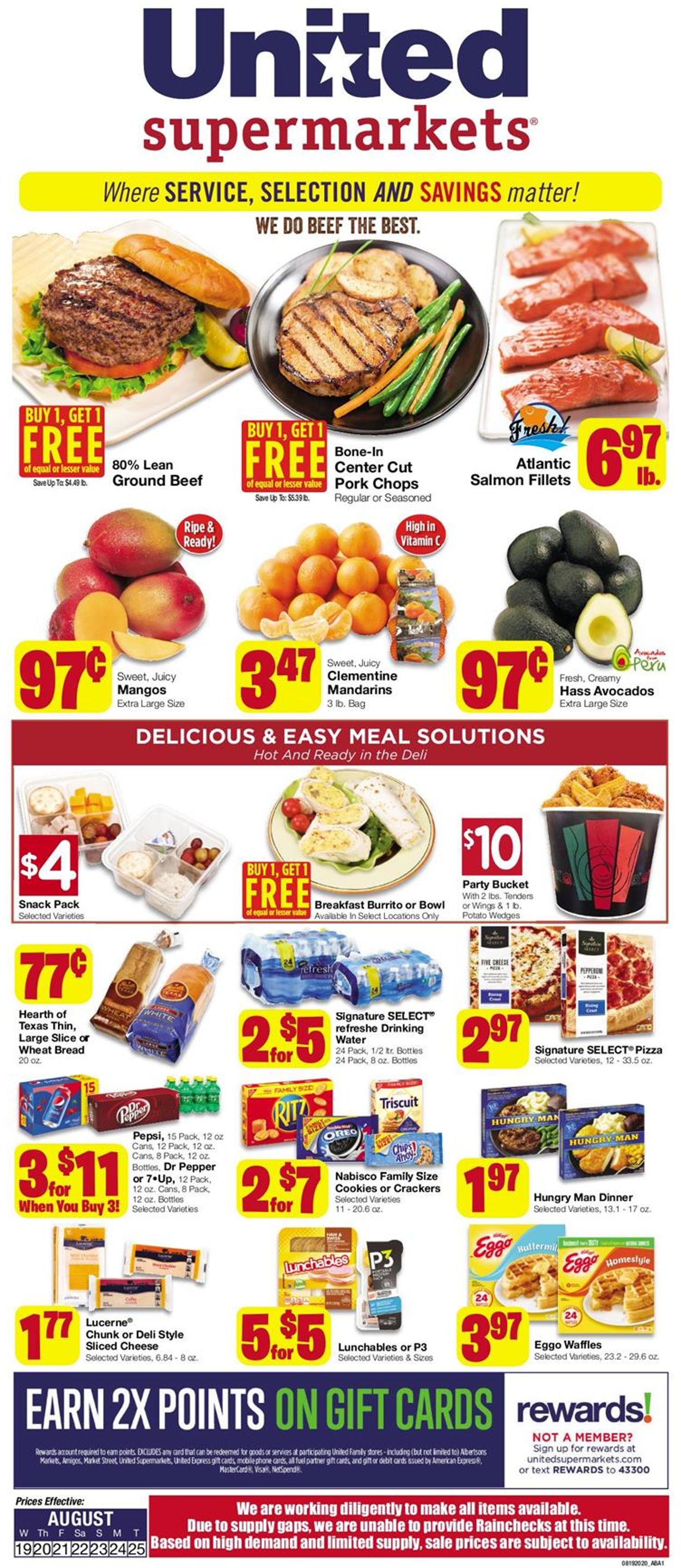 United Supermarkets Weekly Ad Circular - valid 08/19-08/25/2020