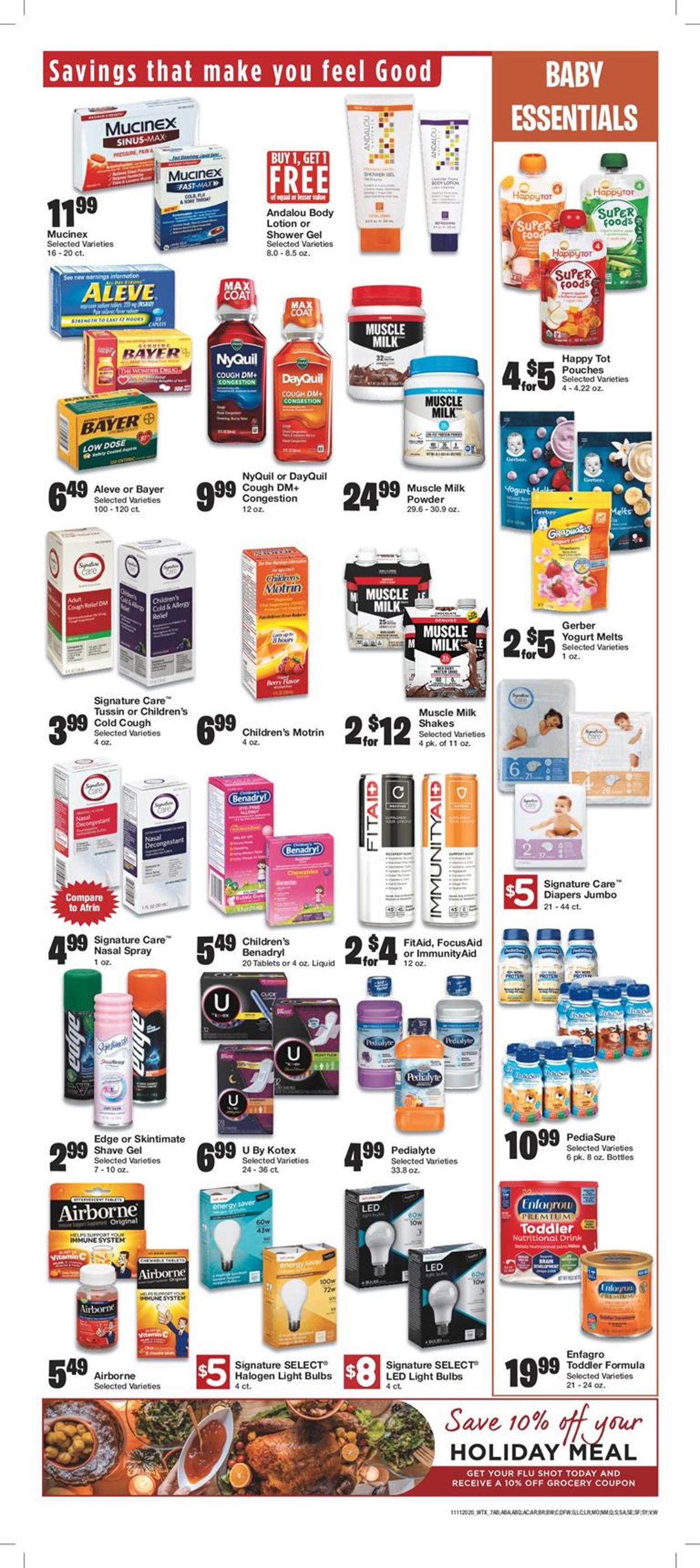 United Supermarkets Weekly Ad Circular - valid 11/11-11/17/2020 (Page 7)
