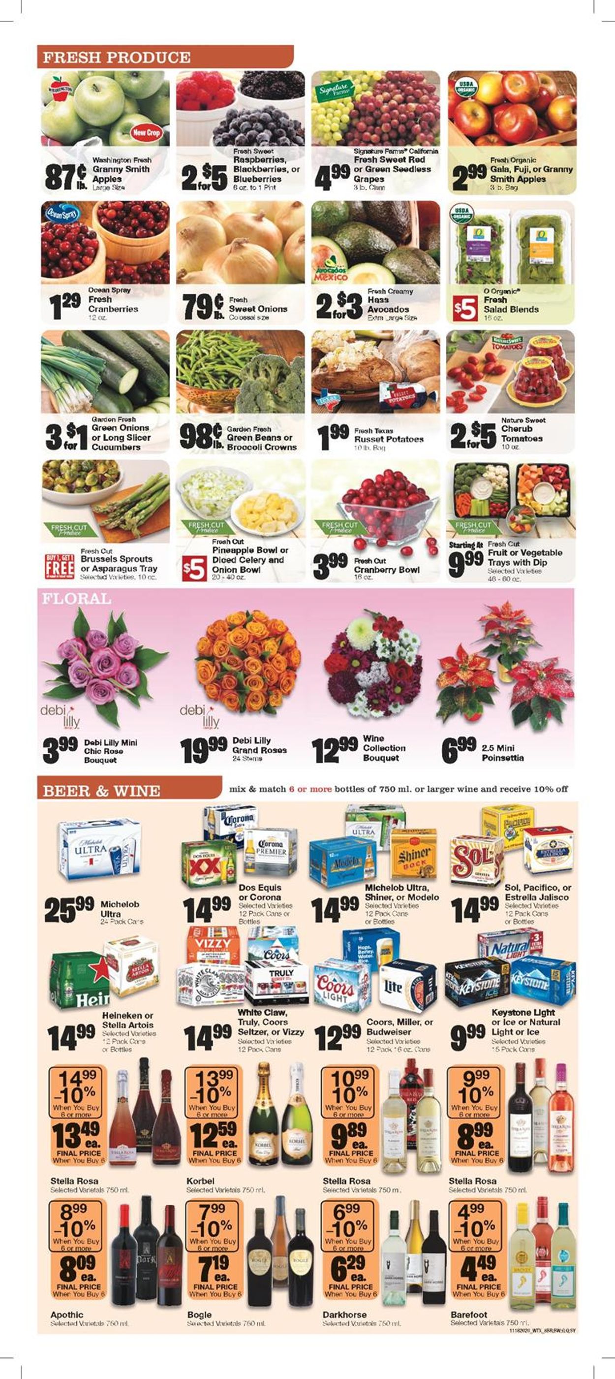 United Supermarkets Thanksgiving ad 2020 Weekly Ad Circular - valid 11/18-11/25/2020 (Page 8)
