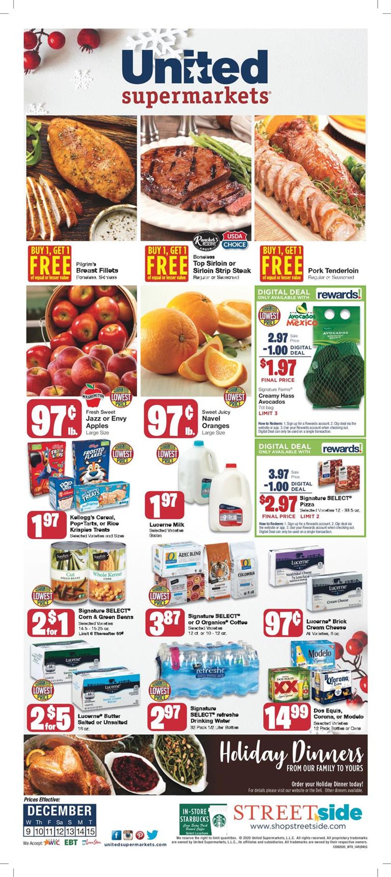 United Supermarkets Weekly Ad Circular - valid 12/09-12/15/2020