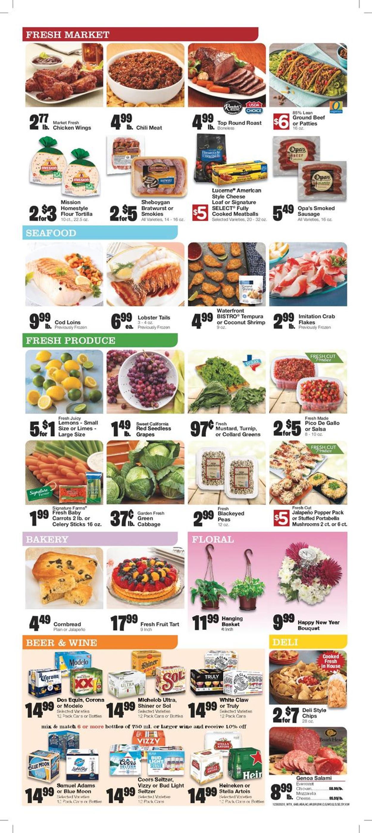 United Supermarkets Weekly Ad Circular - valid 12/30-01/05/2021 (Page 6)