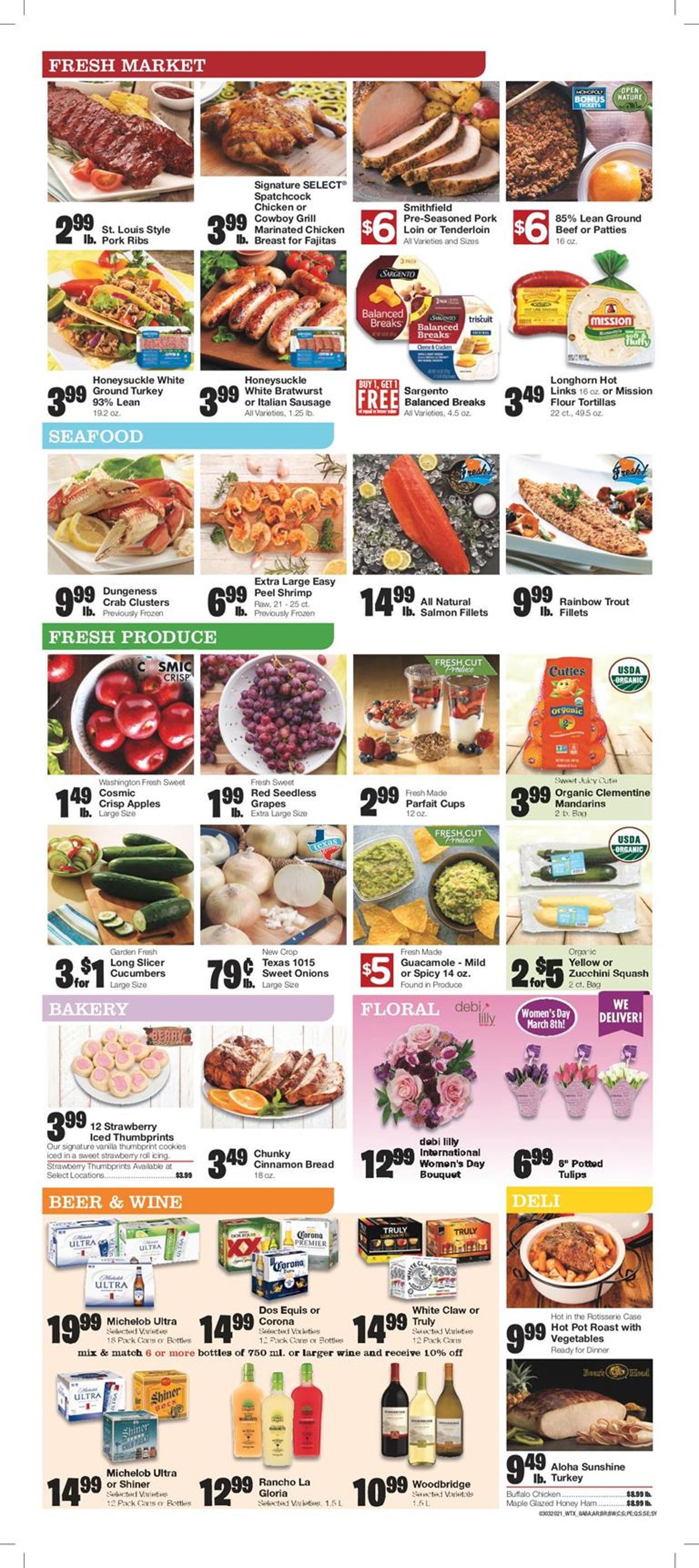 United Supermarkets Weekly Ad Circular - valid 03/03-03/09/2021 (Page 8)