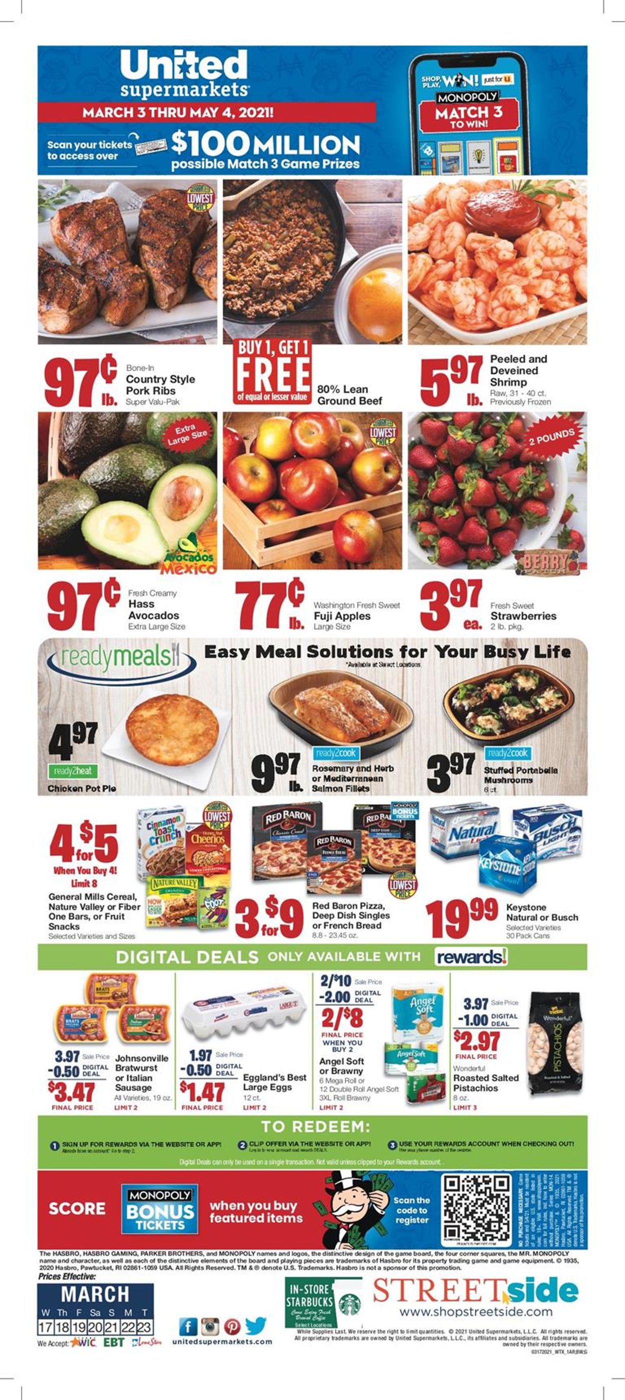 United Supermarkets Weekly Ad Circular - valid 03/17-03/23/2021