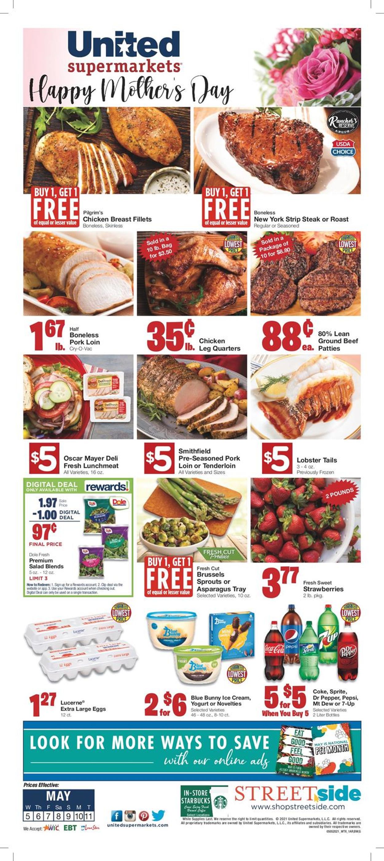 United Supermarkets Weekly Ad Circular - valid 05/05-05/11/2021