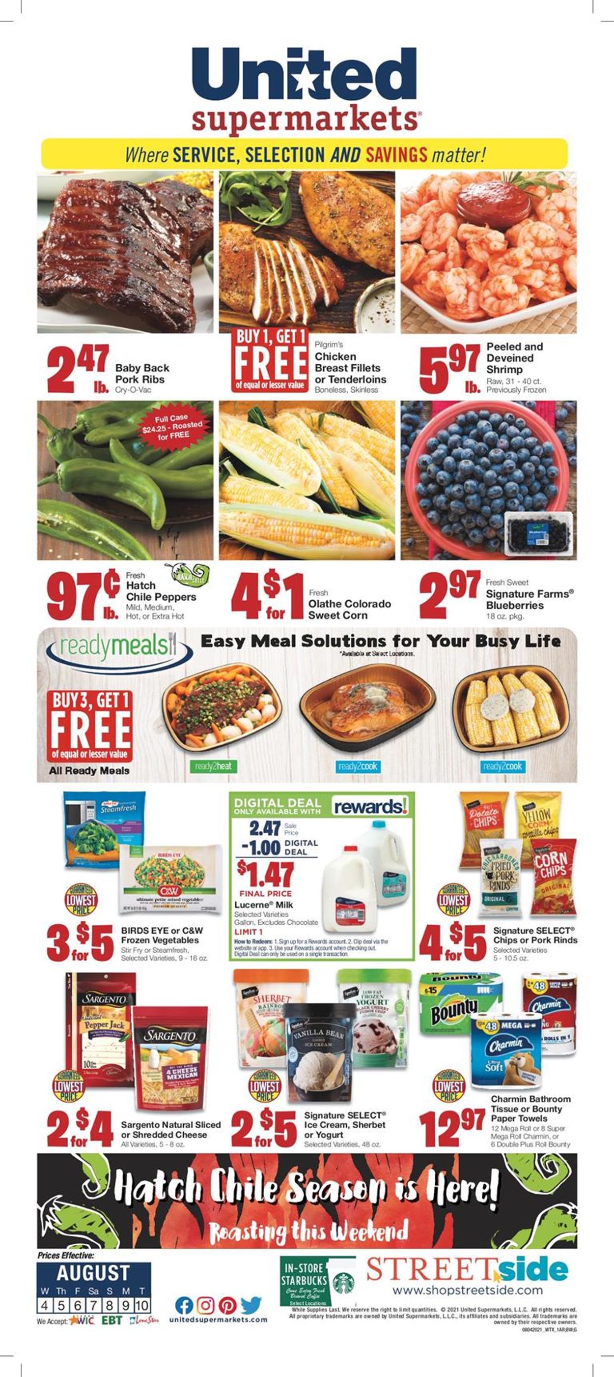 United Supermarkets Weekly Ad Circular - valid 08/04-08/10/2021