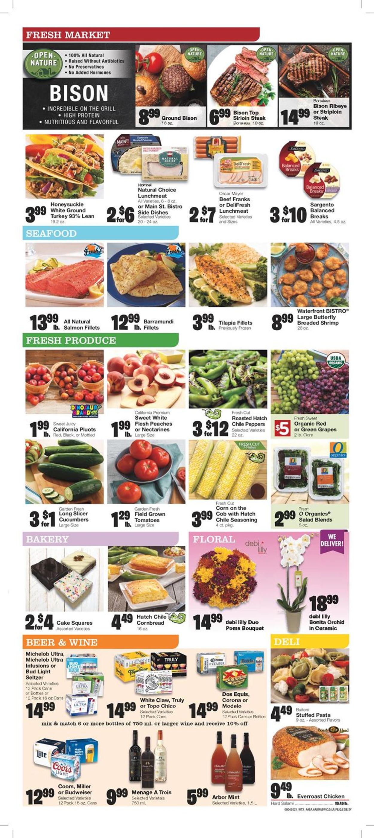 United Supermarkets Weekly Ad Circular - valid 08/04-08/10/2021 (Page 4)