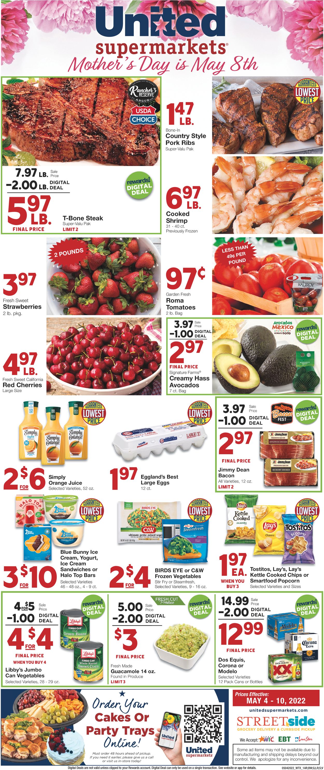 United Supermarkets Weekly Ad Circular - valid 05/04-05/10/2022