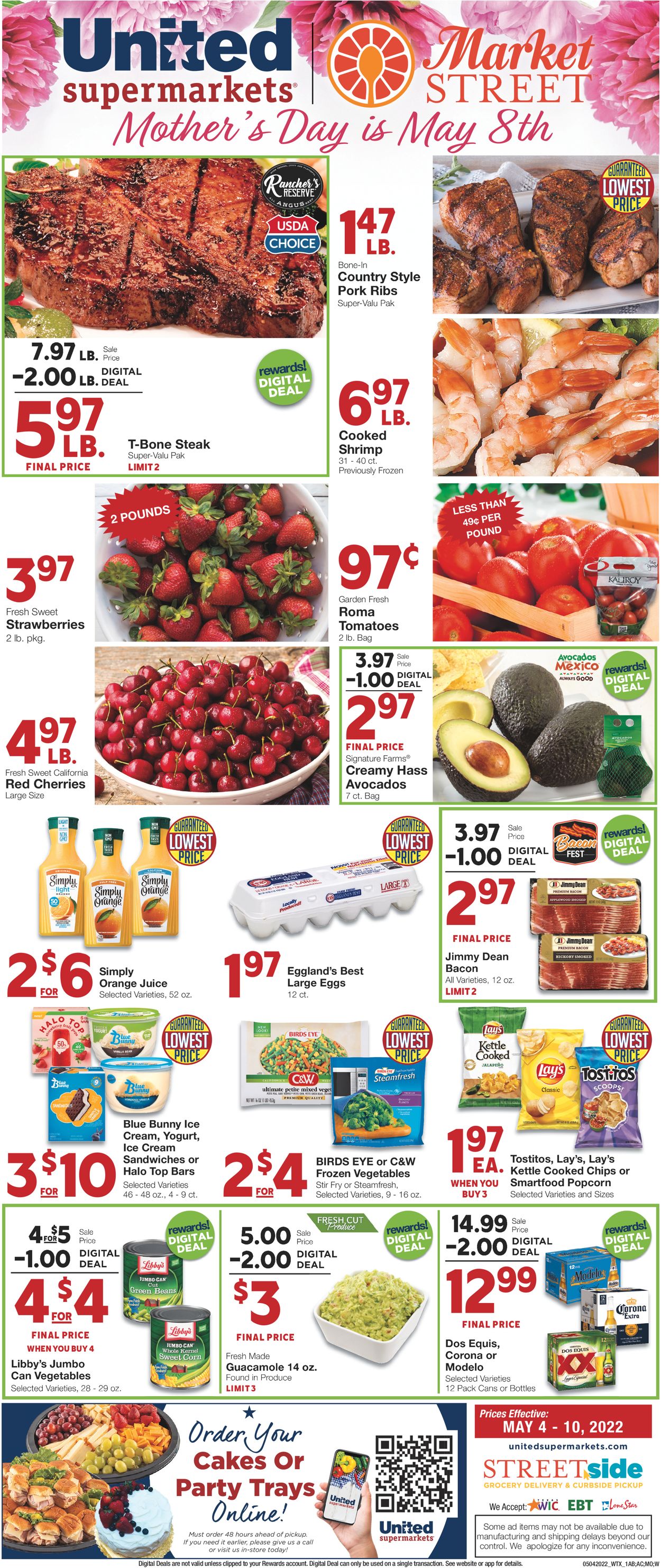 United Supermarkets Weekly Ad Circular - valid 05/04-05/10/2022