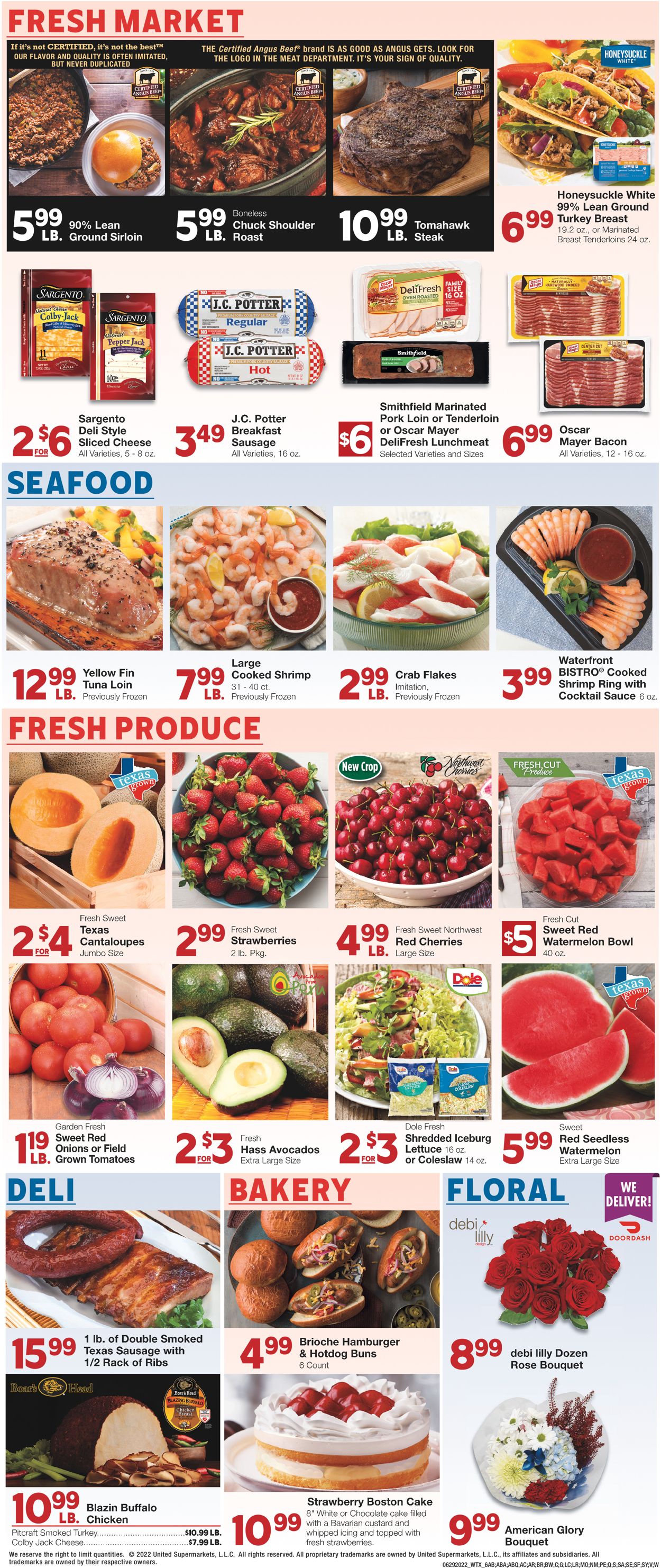 United Supermarkets - 4th of July Sale Weekly Ad Circular - valid 06/29-07/05/2022 (Page 6)