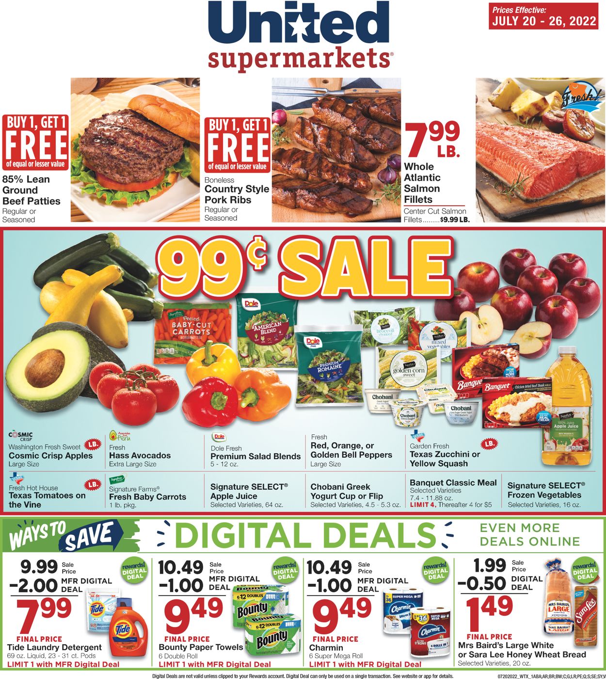 United Supermarkets Weekly Ad Circular - valid 07/20-07/26/2022