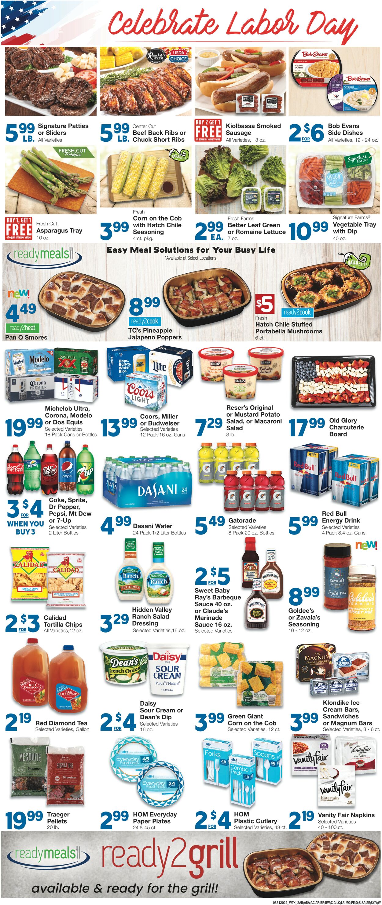 United Supermarkets Weekly Ad Circular - valid 08/31-09/06/2022 (Page 2)