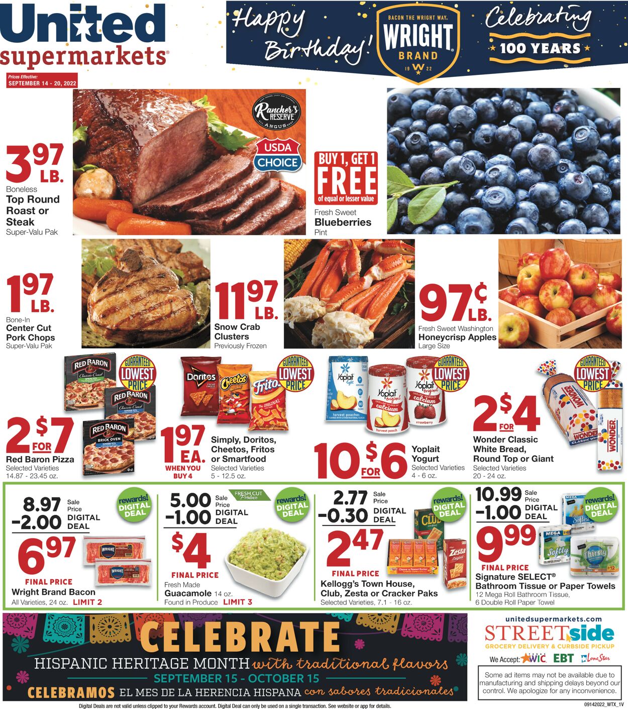 United Supermarkets Weekly Ad Circular - valid 09/14-09/20/2022