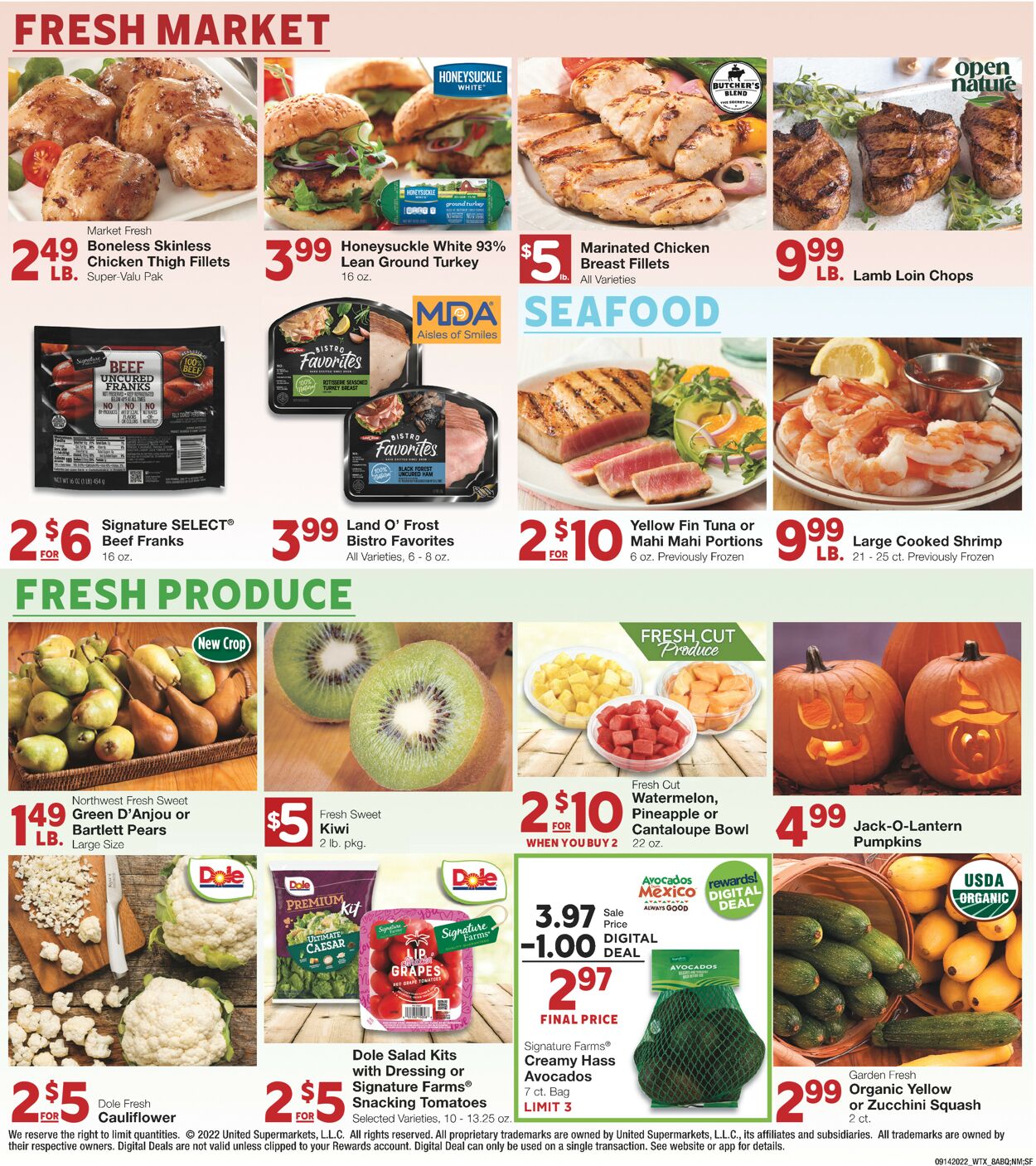 United Supermarkets Weekly Ad Circular - valid 09/14-09/20/2022 (Page 8)