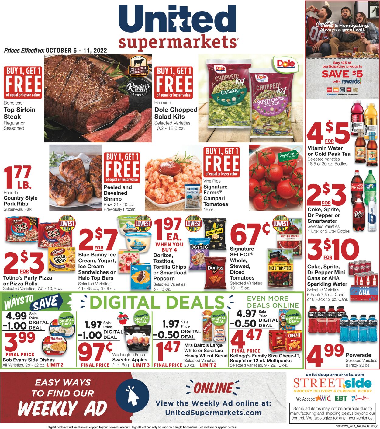 United Supermarkets Weekly Ad Circular - valid 10/05-10/11/2022