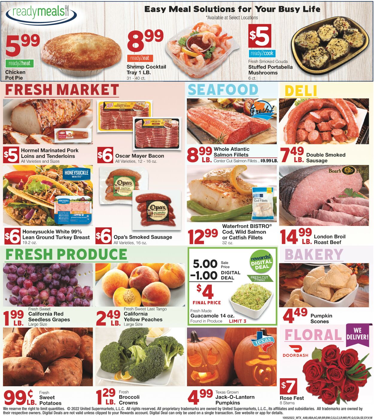 United Supermarkets Weekly Ad Circular - valid 10/05-10/11/2022 (Page 4)
