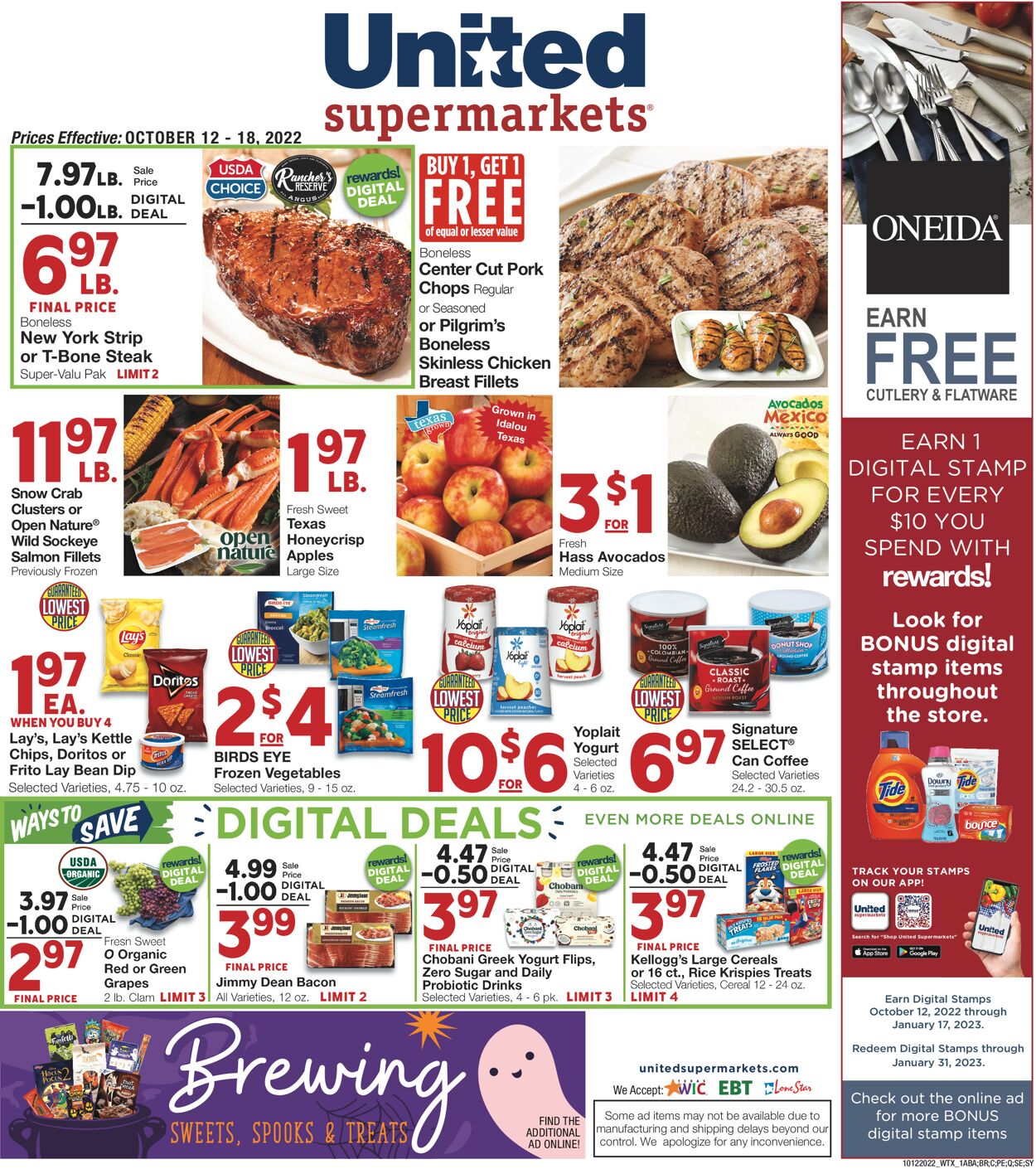 United Supermarkets Weekly Ad Circular - valid 10/12-10/18/2022