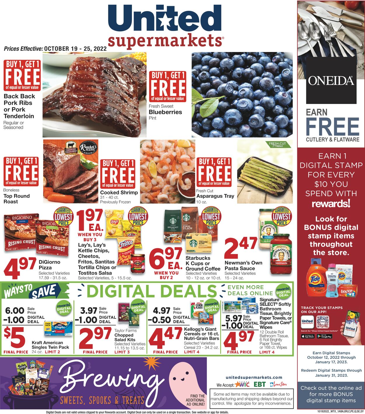 United Supermarkets Weekly Ad Circular - valid 10/19-10/25/2022