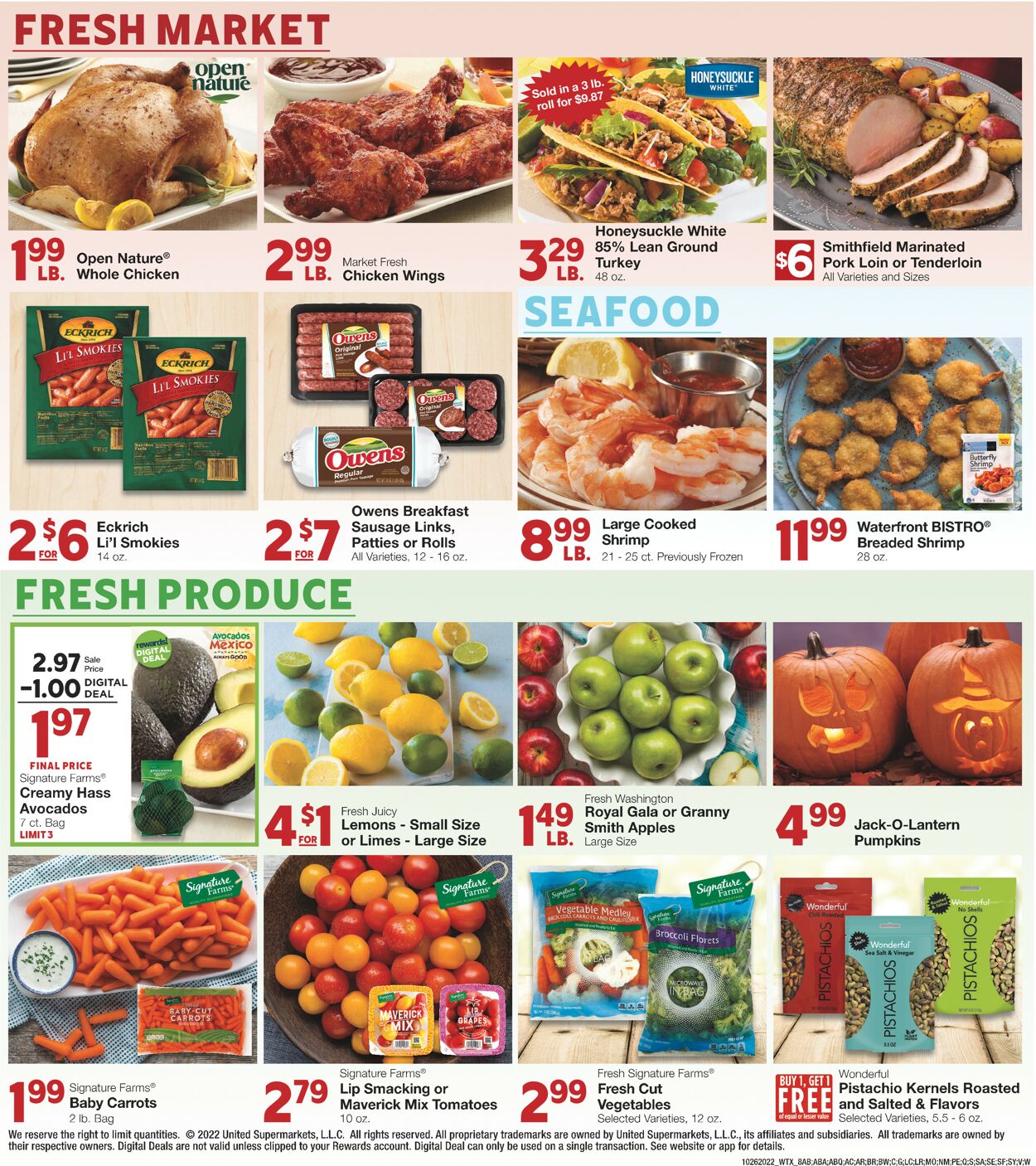 United Supermarkets Weekly Ad Circular - valid 10/26-11/01/2022 (Page 8)