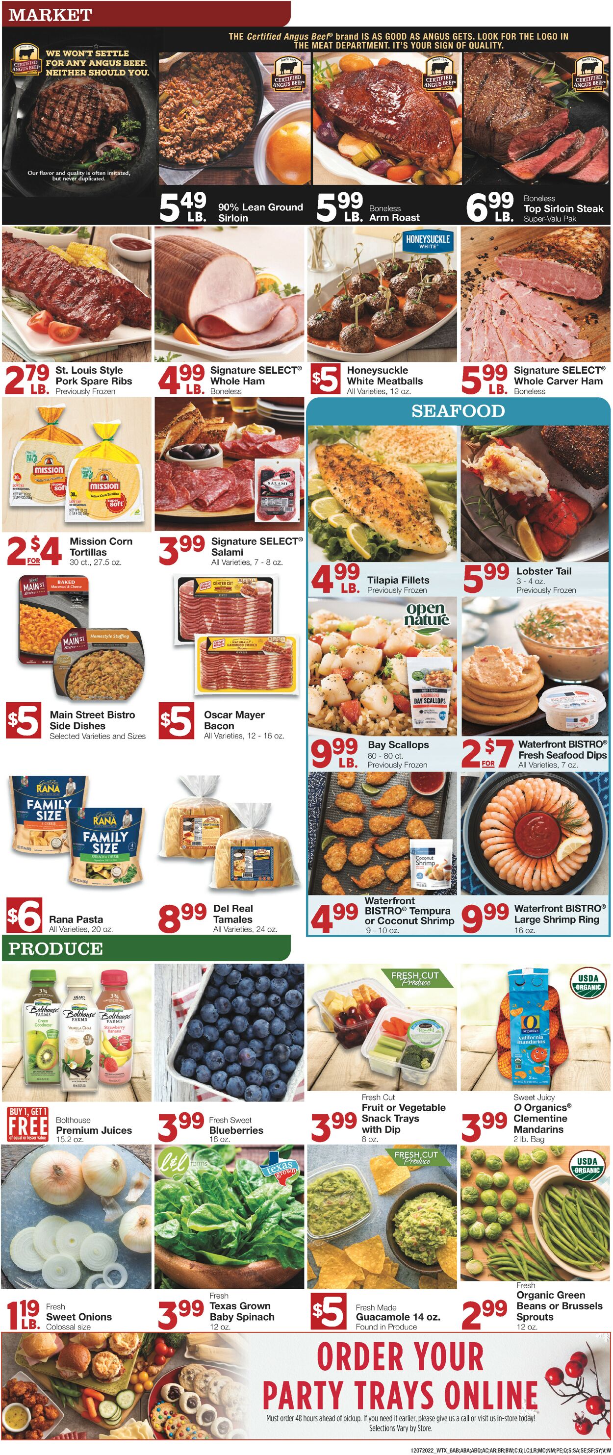 United Supermarkets Weekly Ad Circular - valid 12/07-12/13/2022 (Page 6)
