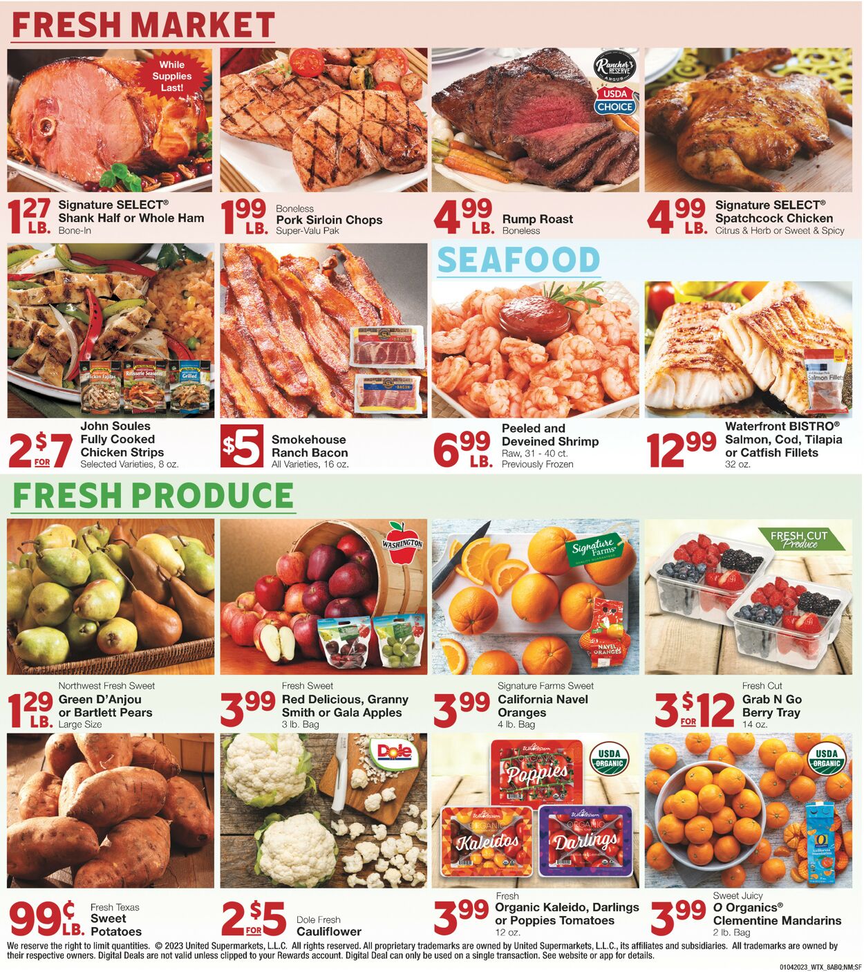 United Supermarkets Weekly Ad Circular - valid 01/04-01/10/2023 (Page 8)
