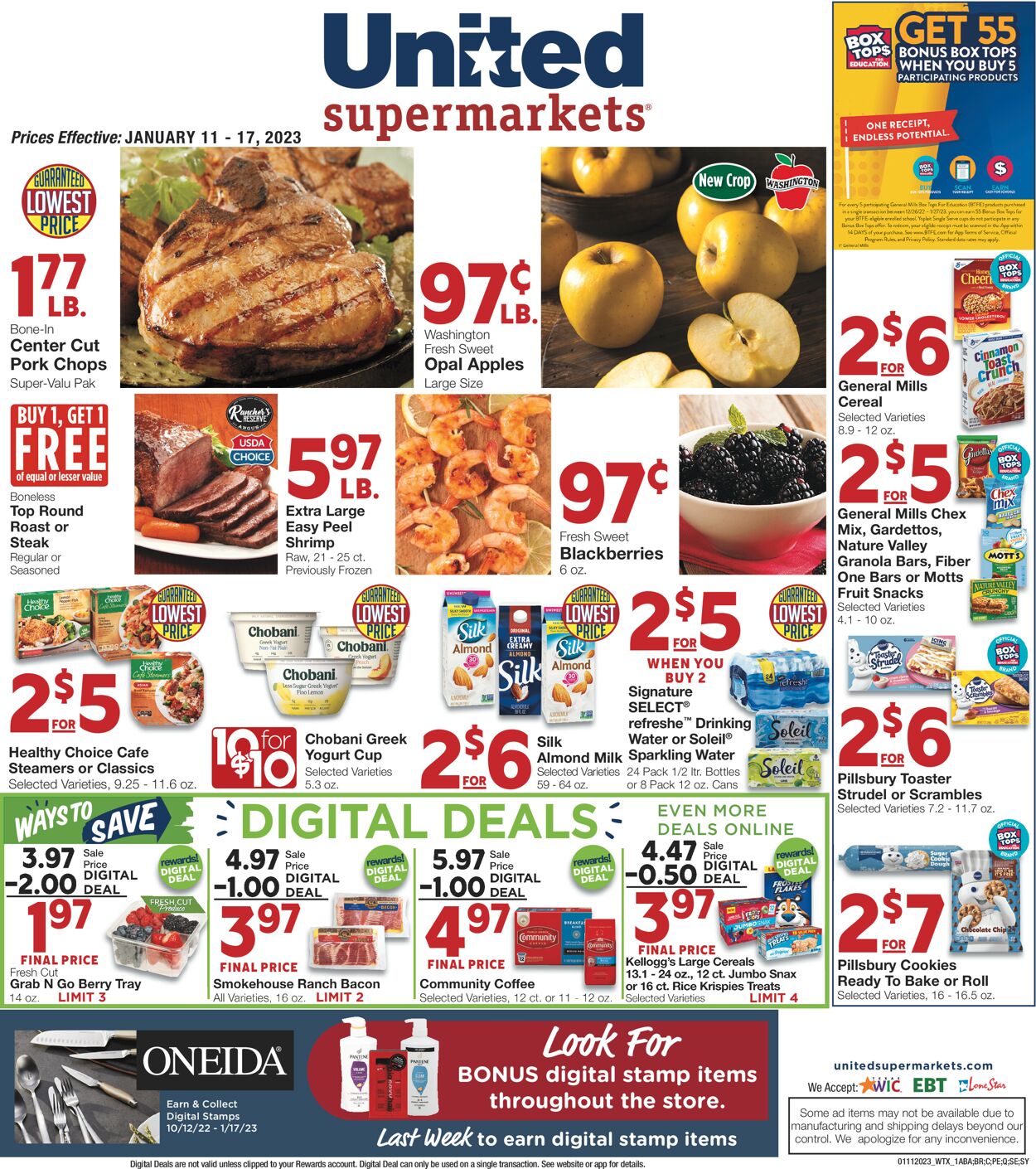 United Supermarkets Weekly Ad Circular - valid 01/11-01/17/2023