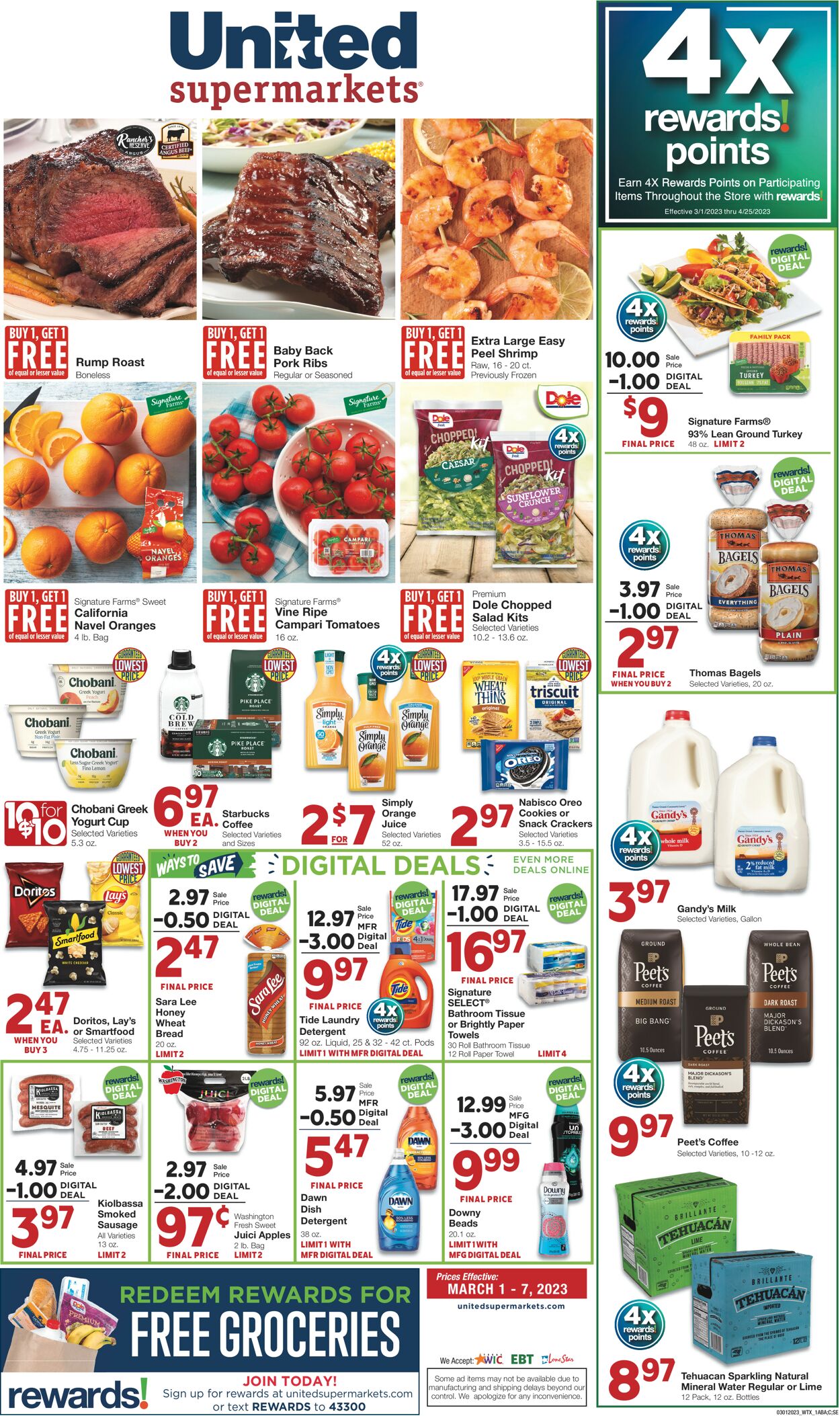 United Supermarkets Weekly Ad Circular - valid 03/01-03/07/2023