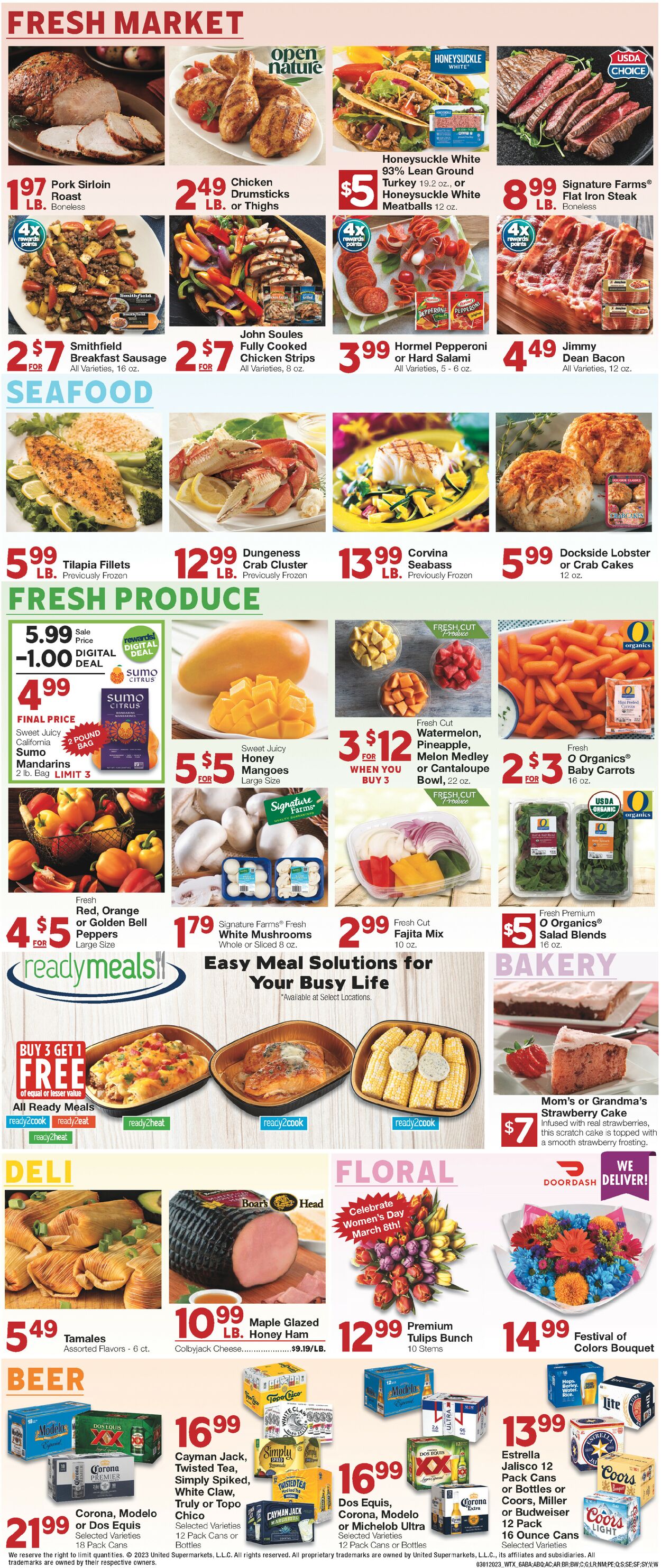United Supermarkets Weekly Ad Circular - valid 03/01-03/07/2023 (Page 6)
