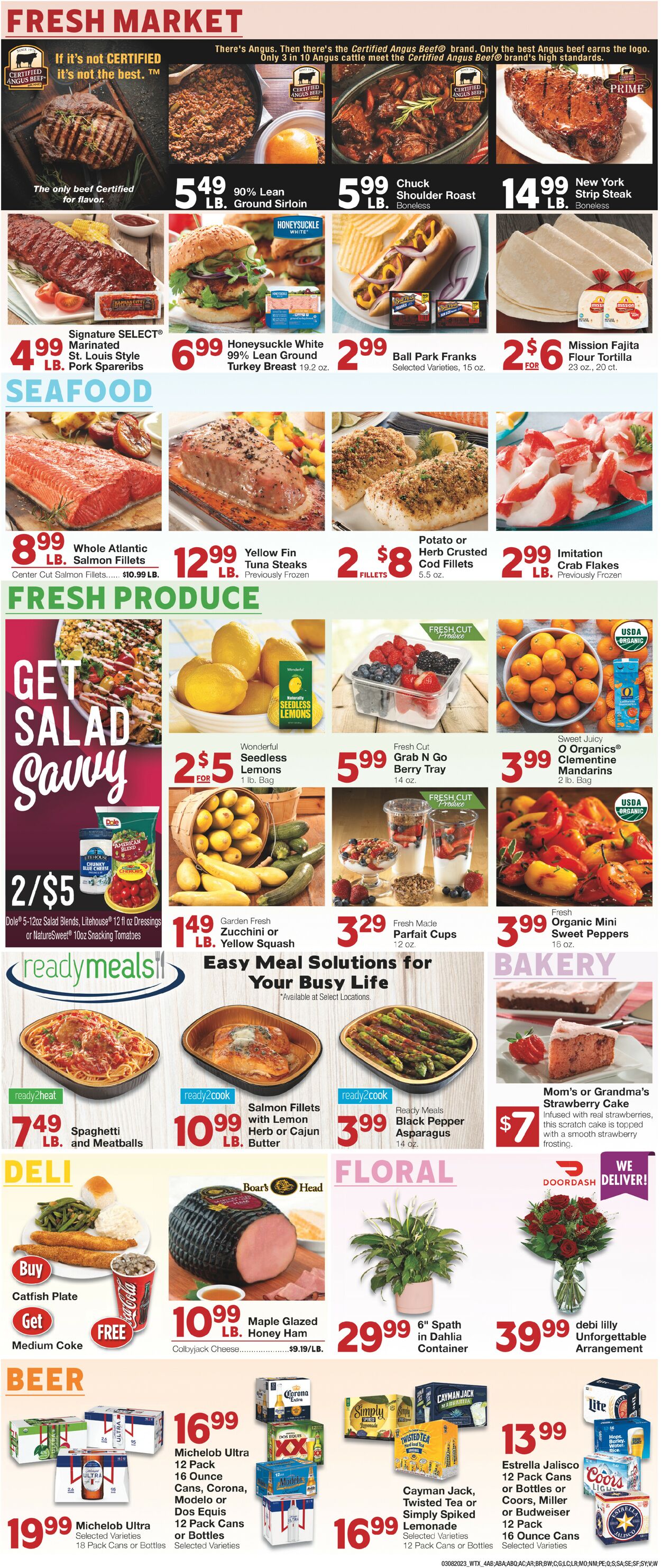 United Supermarkets Weekly Ad Circular - valid 03/08-03/14/2023 (Page 4)