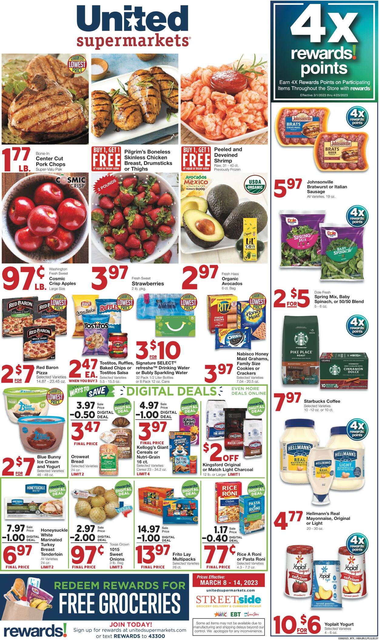 United Supermarkets Weekly Ad Circular - valid 03/08-03/14/2023