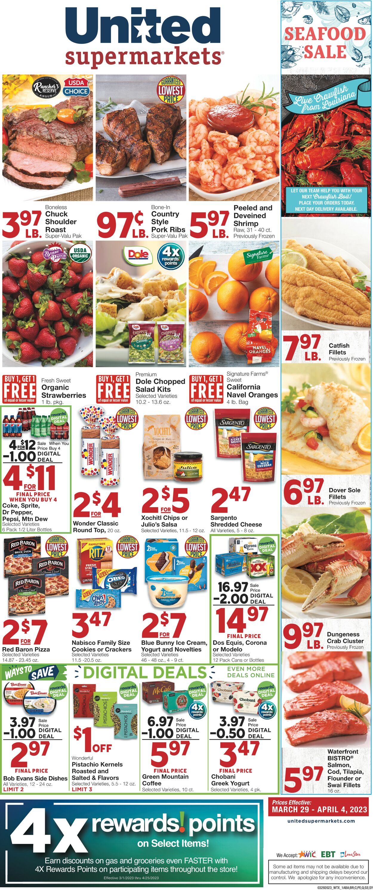 United Supermarkets Weekly Ad Circular - valid 03/29-04/04/2023