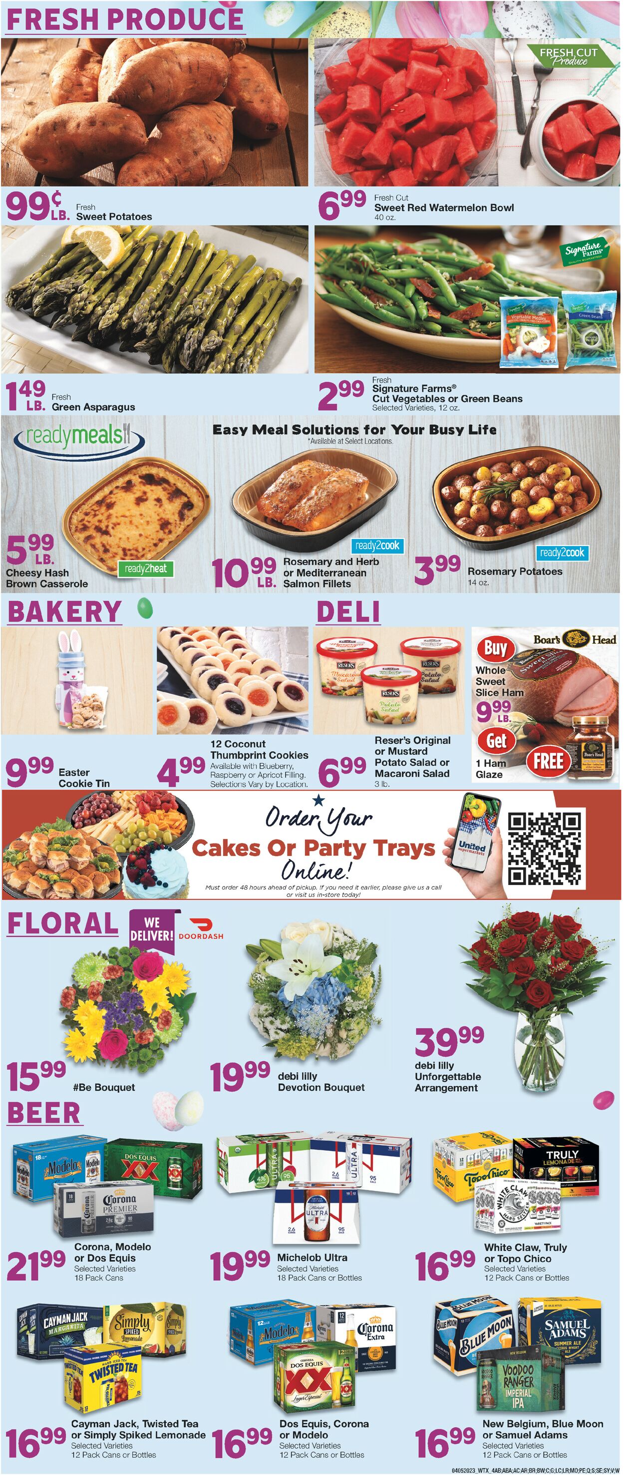 United Supermarkets Weekly Ad Circular - valid 04/05-04/11/2023 (Page 4)