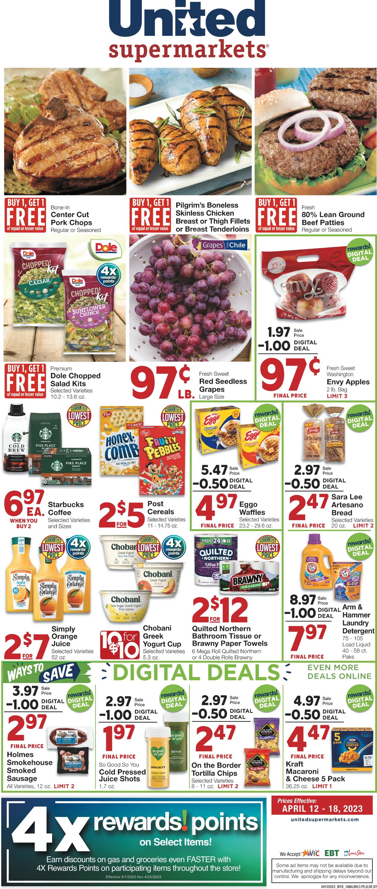 United Supermarkets Weekly Ad Circular - valid 04/12-04/18/2023